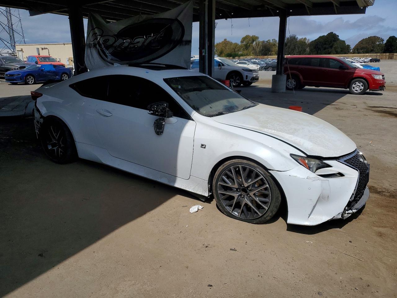 2016 Lexus Rc 350 White vin: JTHHE5BC9G5014760