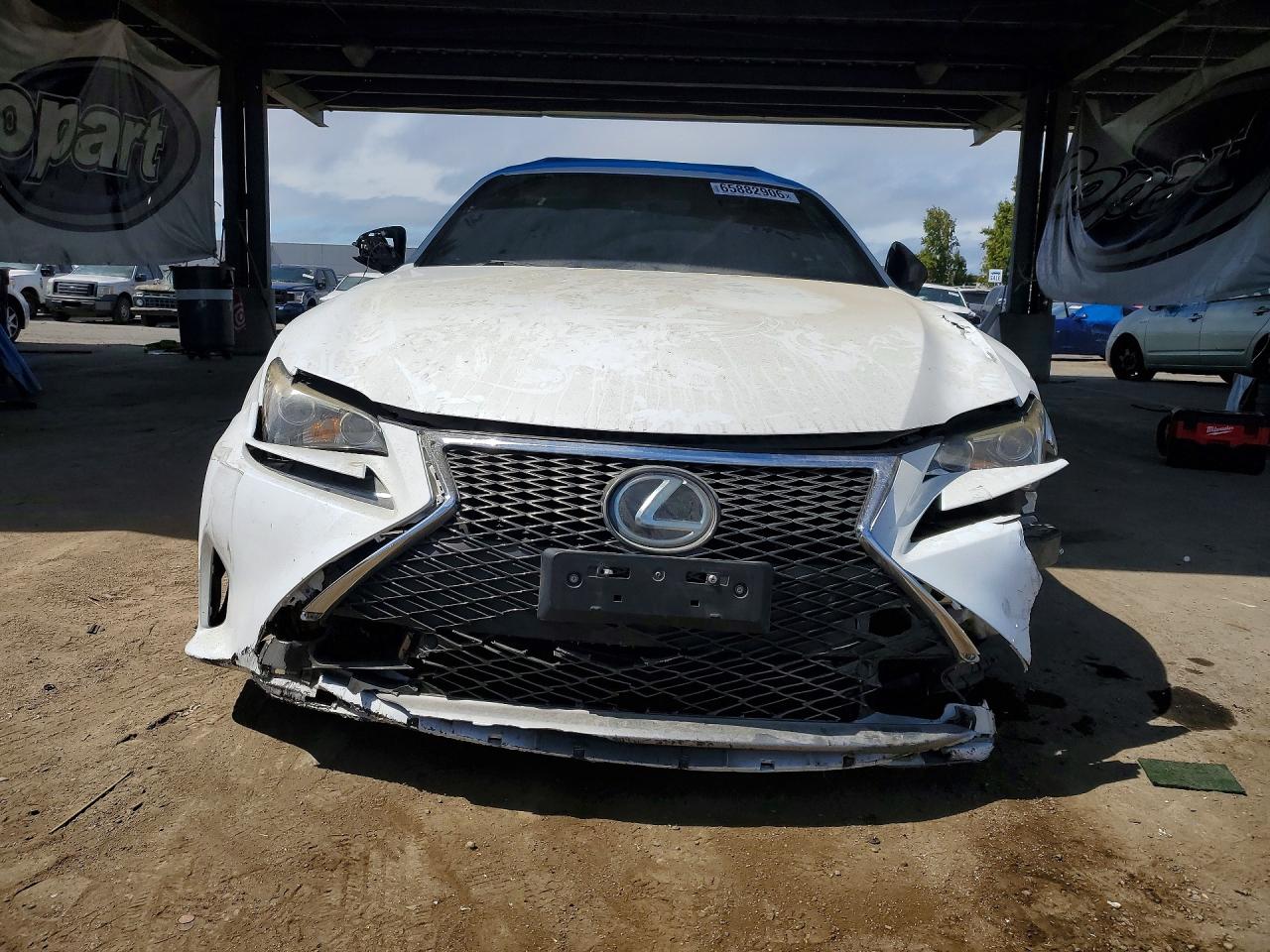 2016 Lexus Rc 350 White vin: JTHHE5BC9G5014760
