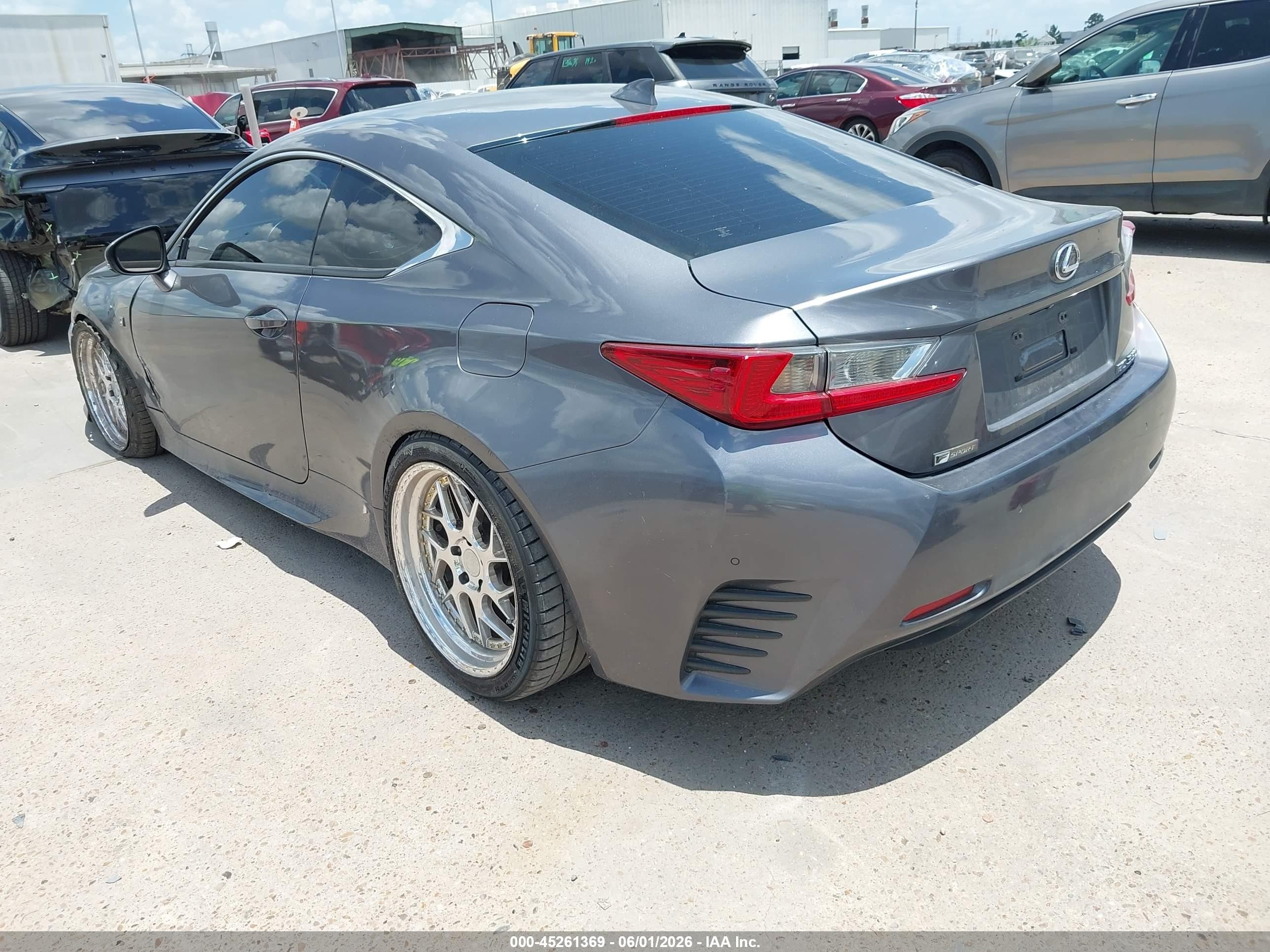 2015 Lexus Rc 350   Black vin: JTHHE5BCXF5002227