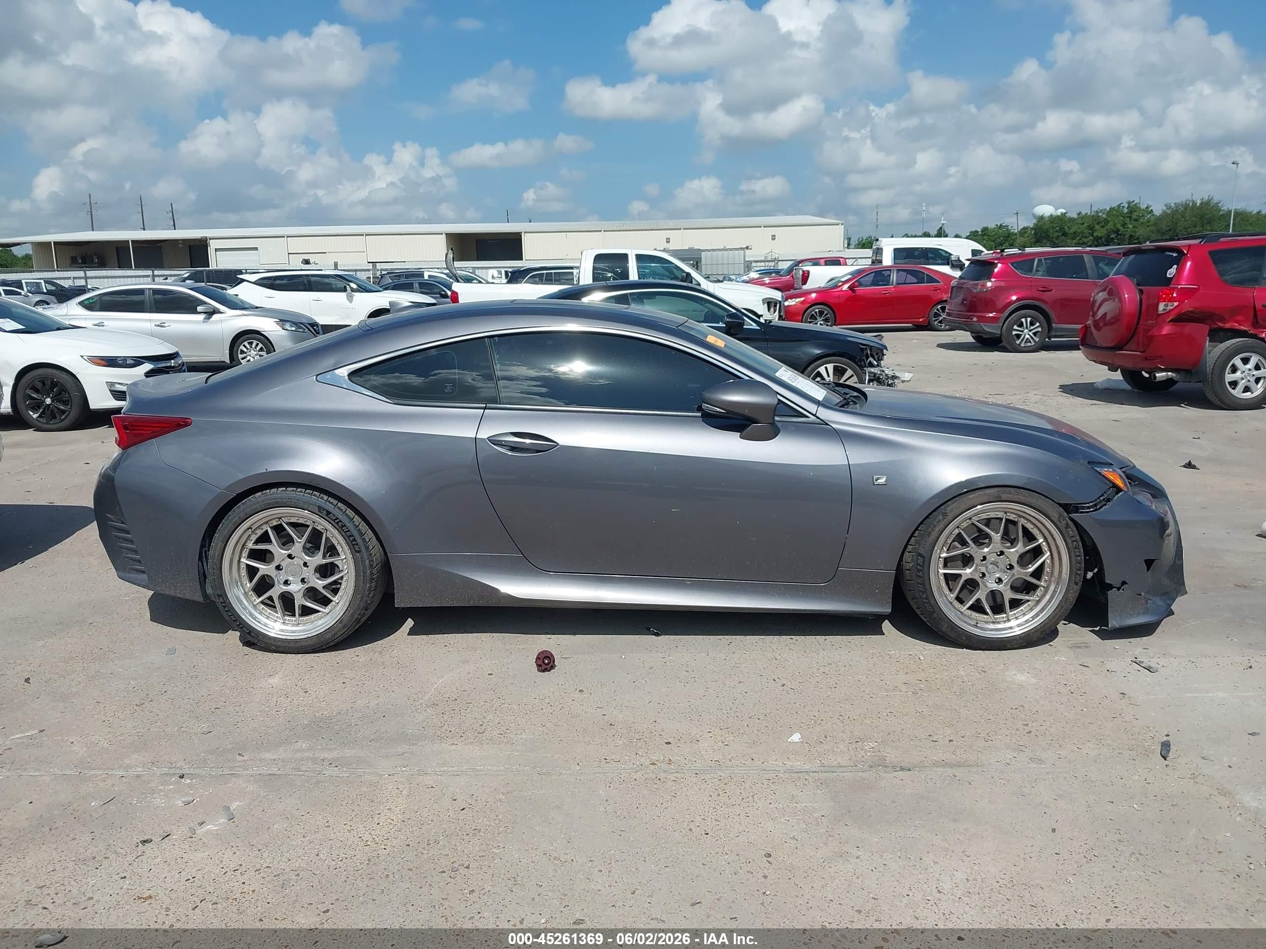 2015 Lexus Rc 350   Black vin: JTHHE5BCXF5002227
