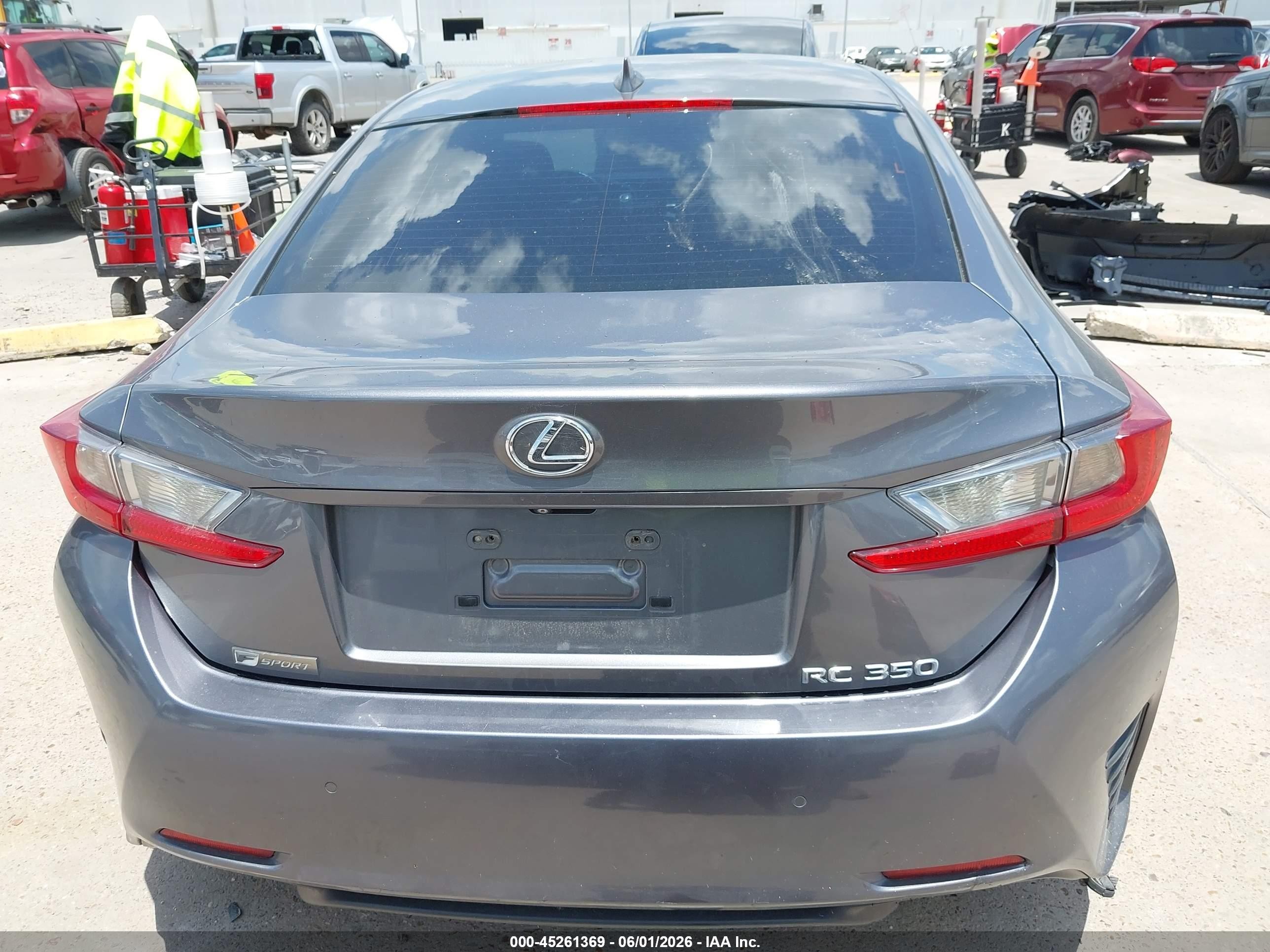 2015 Lexus Rc 350   Black vin: JTHHE5BCXF5002227