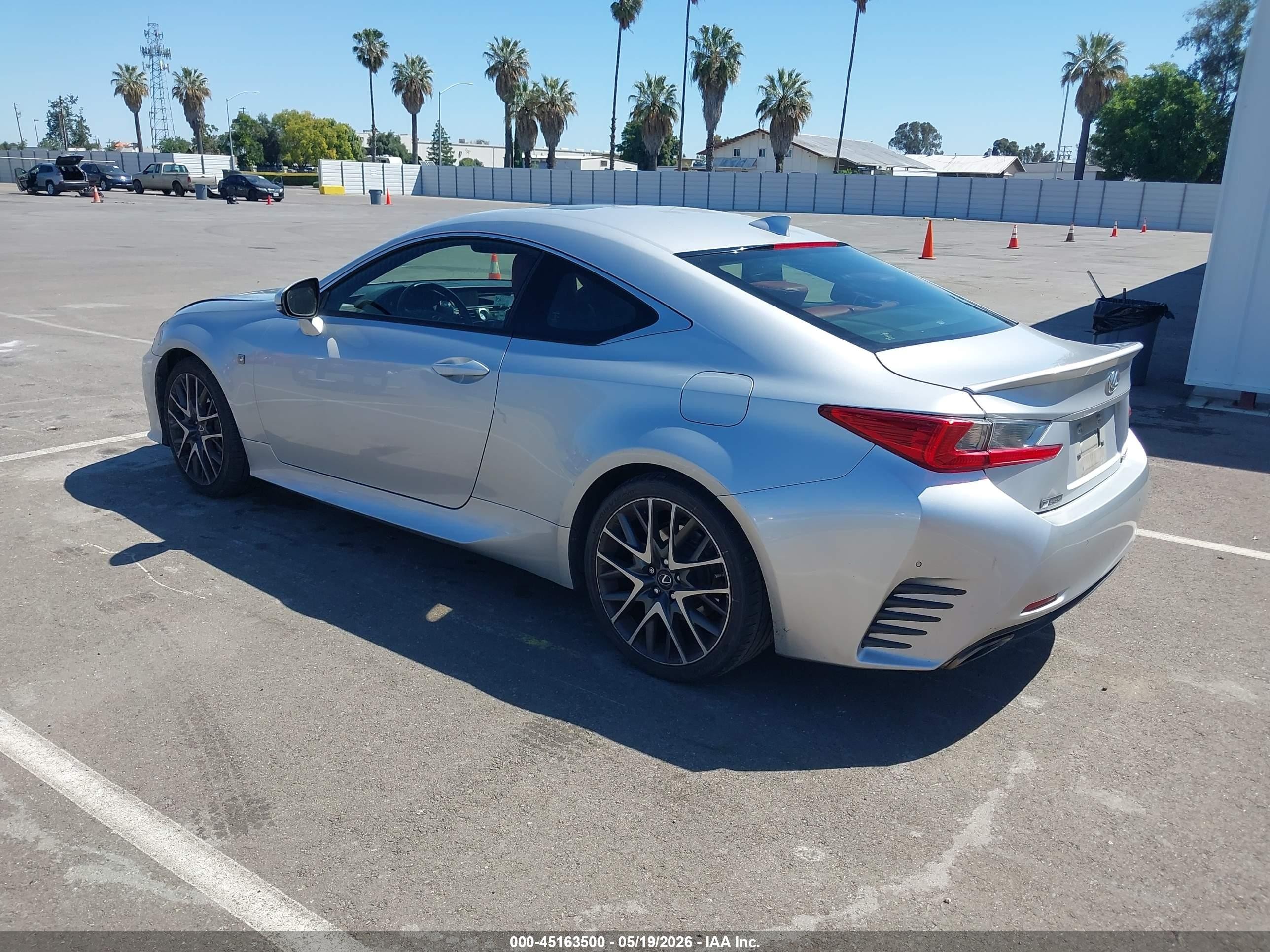 2015 Lexus Rc 350 Silver vin: JTHHE5BCXF5002857