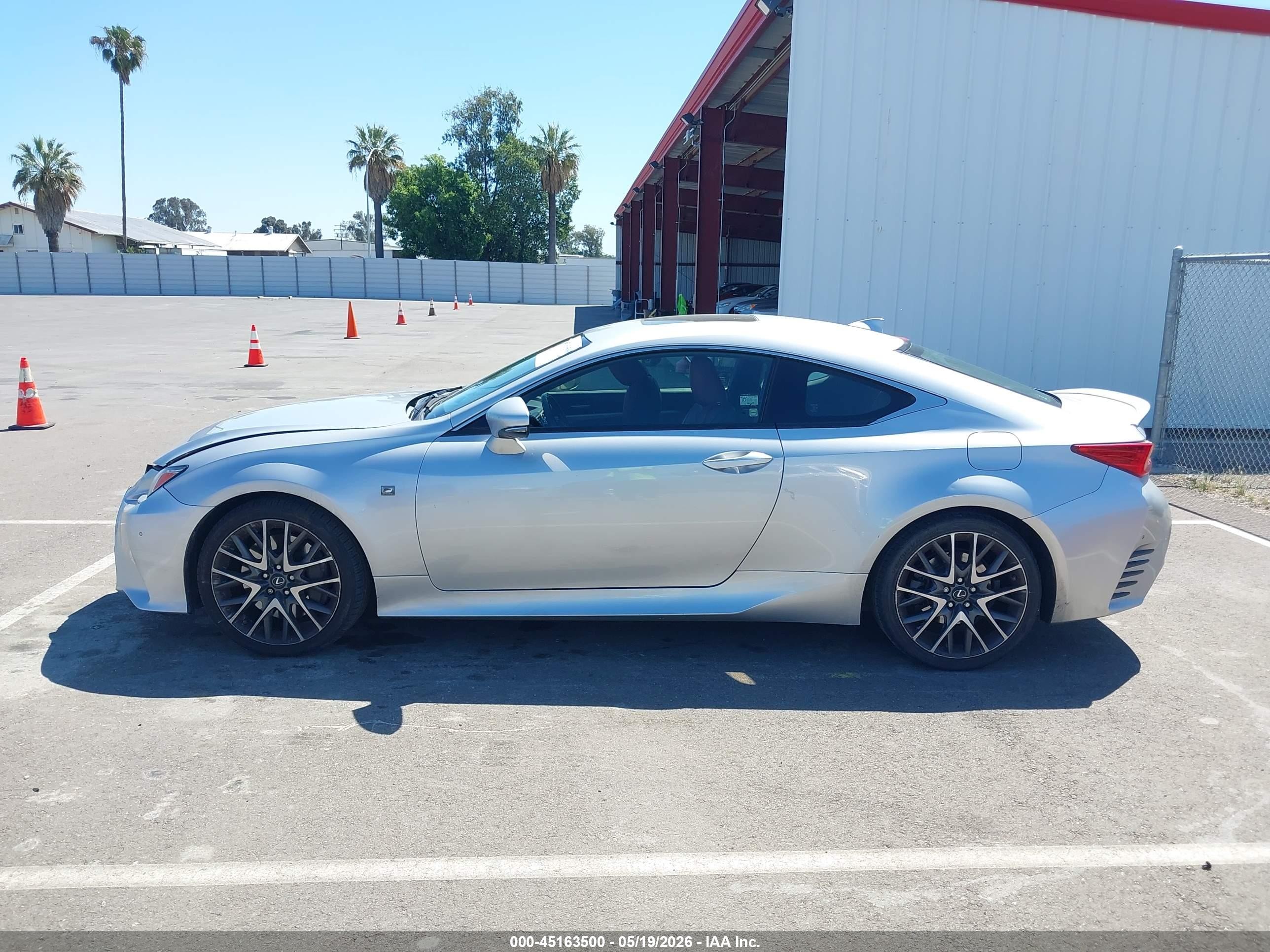 2015 Lexus Rc 350 Silver vin: JTHHE5BCXF5002857