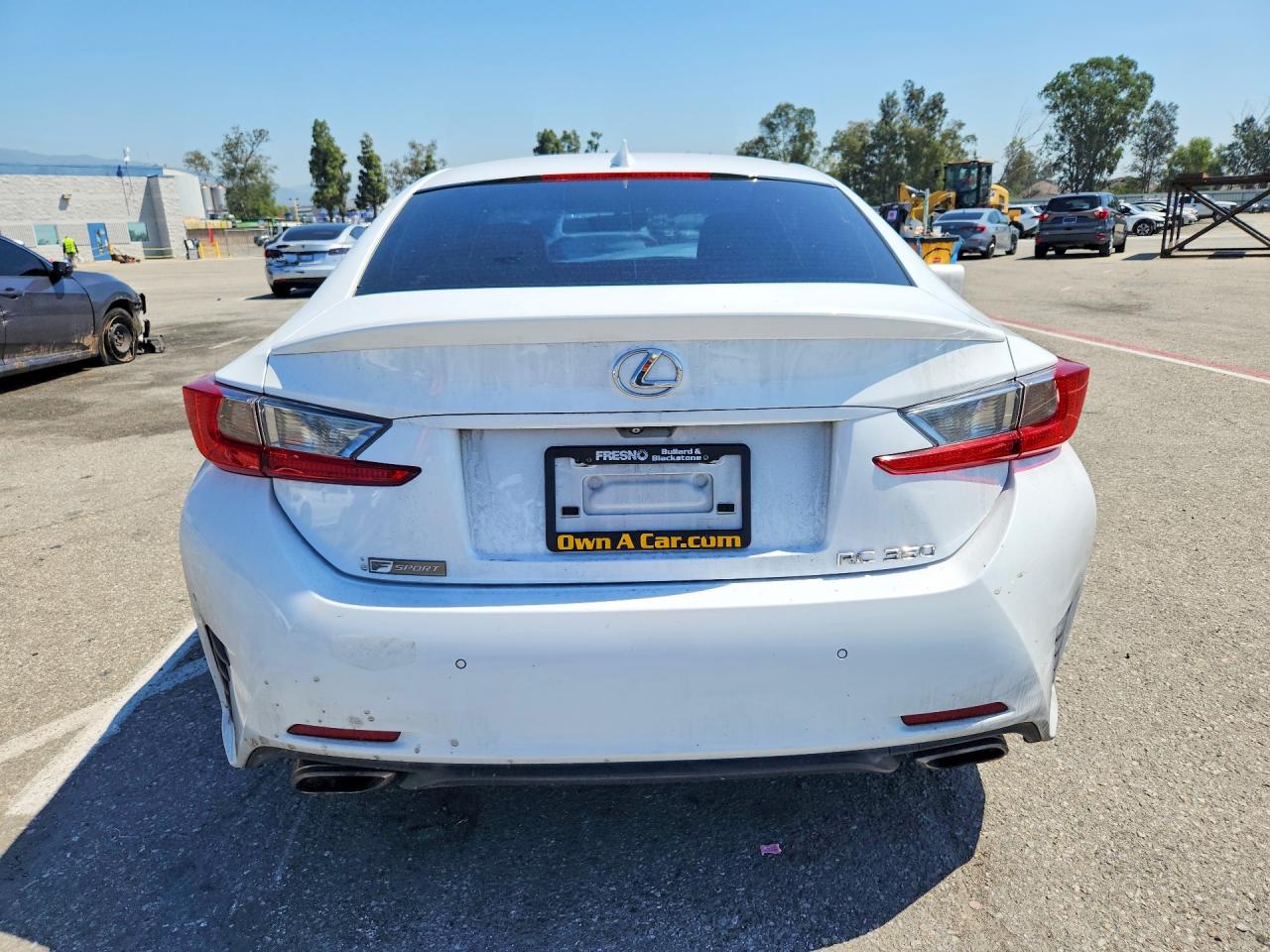 2015 Lexus Rc 350 White vin: JTHHE5BCXF5005631