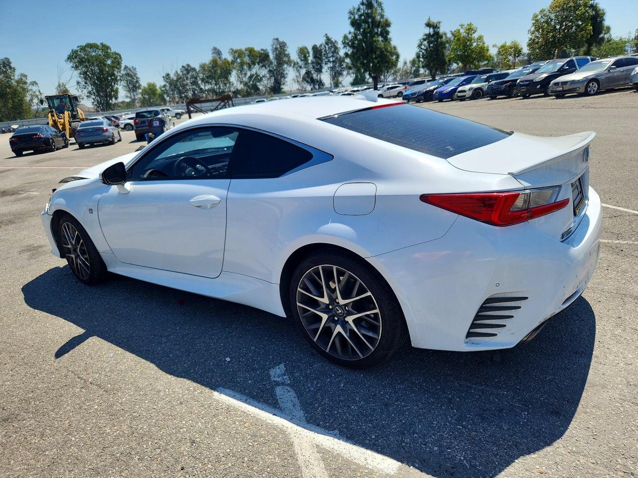 2015 Lexus Rc 350 White vin: JTHHE5BCXF5005631