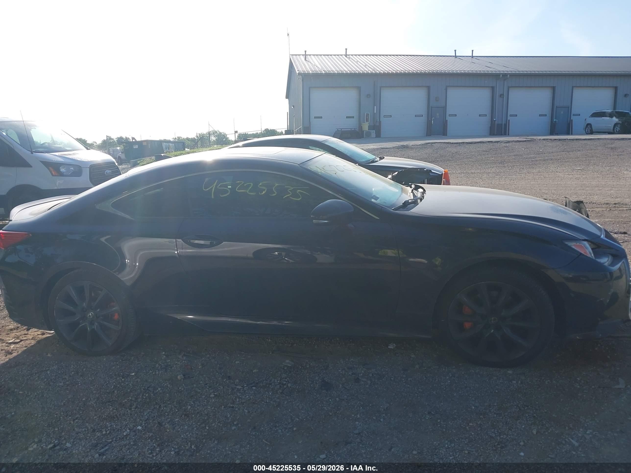 2015 Lexus Rc 350   Black vin: JTHHE5BCXF5010215