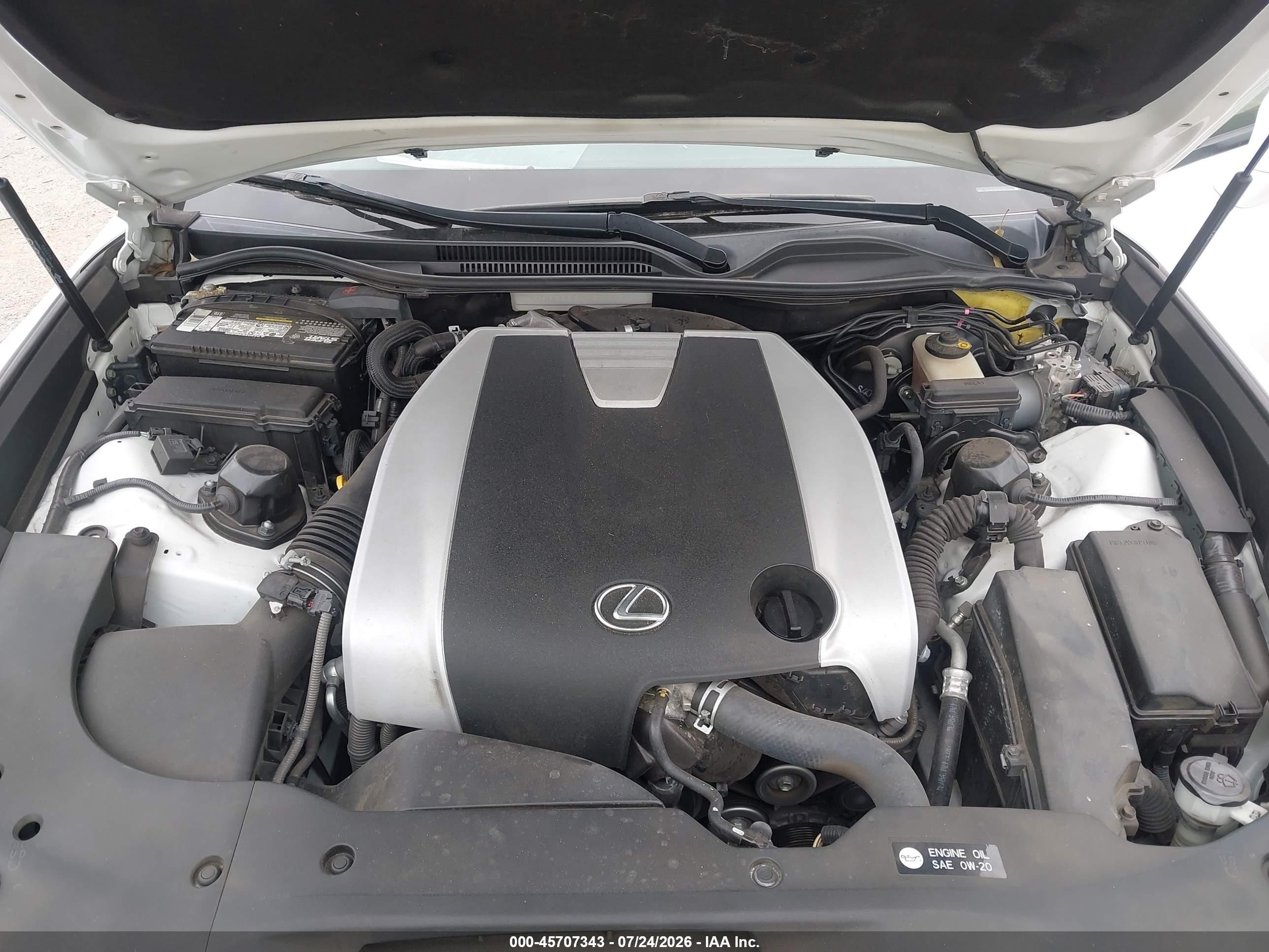 2015 Lexus Rc 350 White vin: JTHHE5BCXF5011266