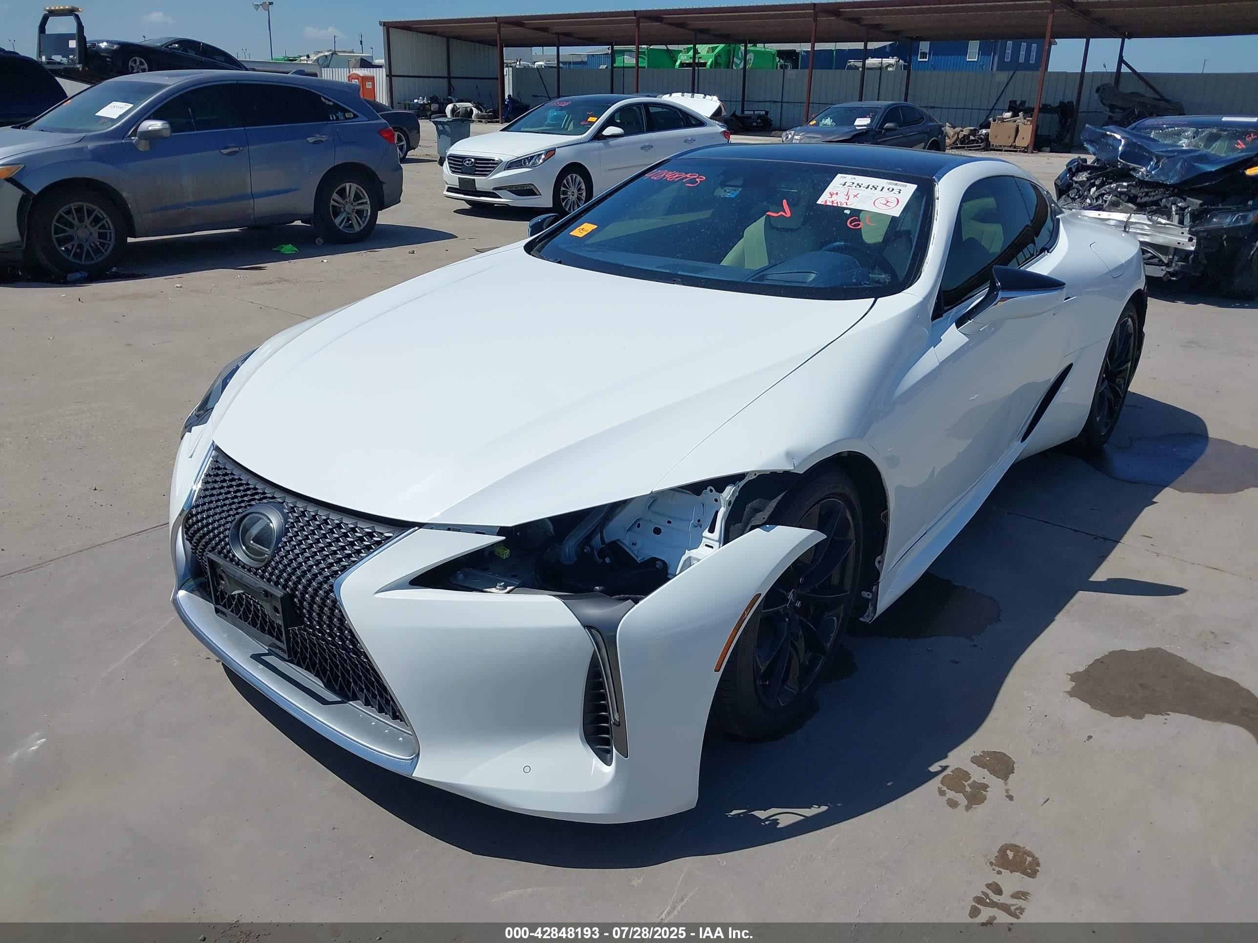 2018 Lexus Lc 500   White vin: JTHHP5AY0JA001725