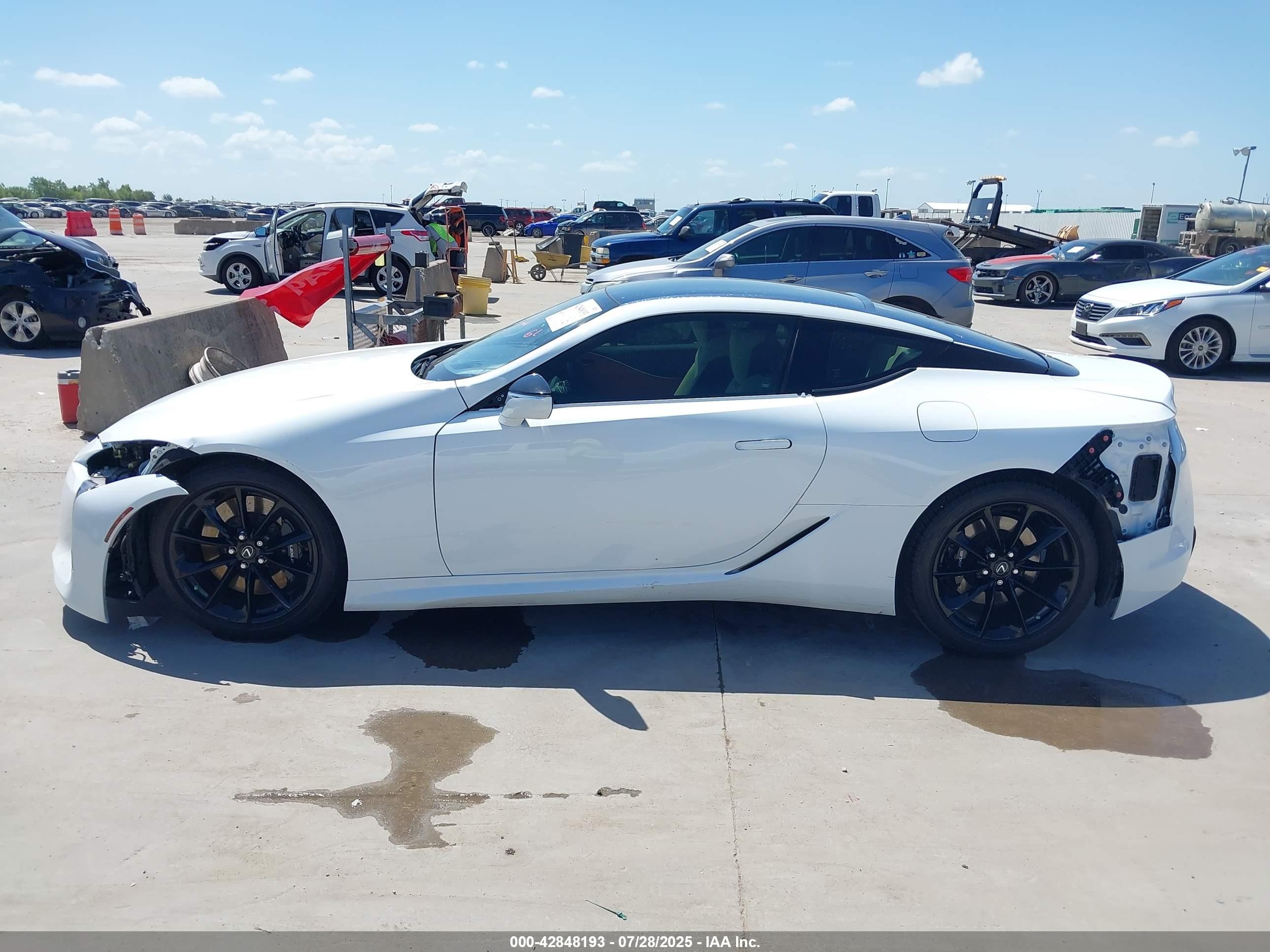 2018 Lexus Lc 500   White vin: JTHHP5AY0JA001725