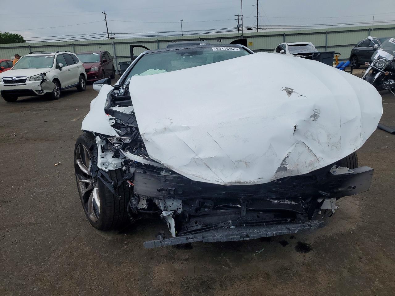 2018 Lexus Lc 500 White vin: JTHHP5AY2JA005811