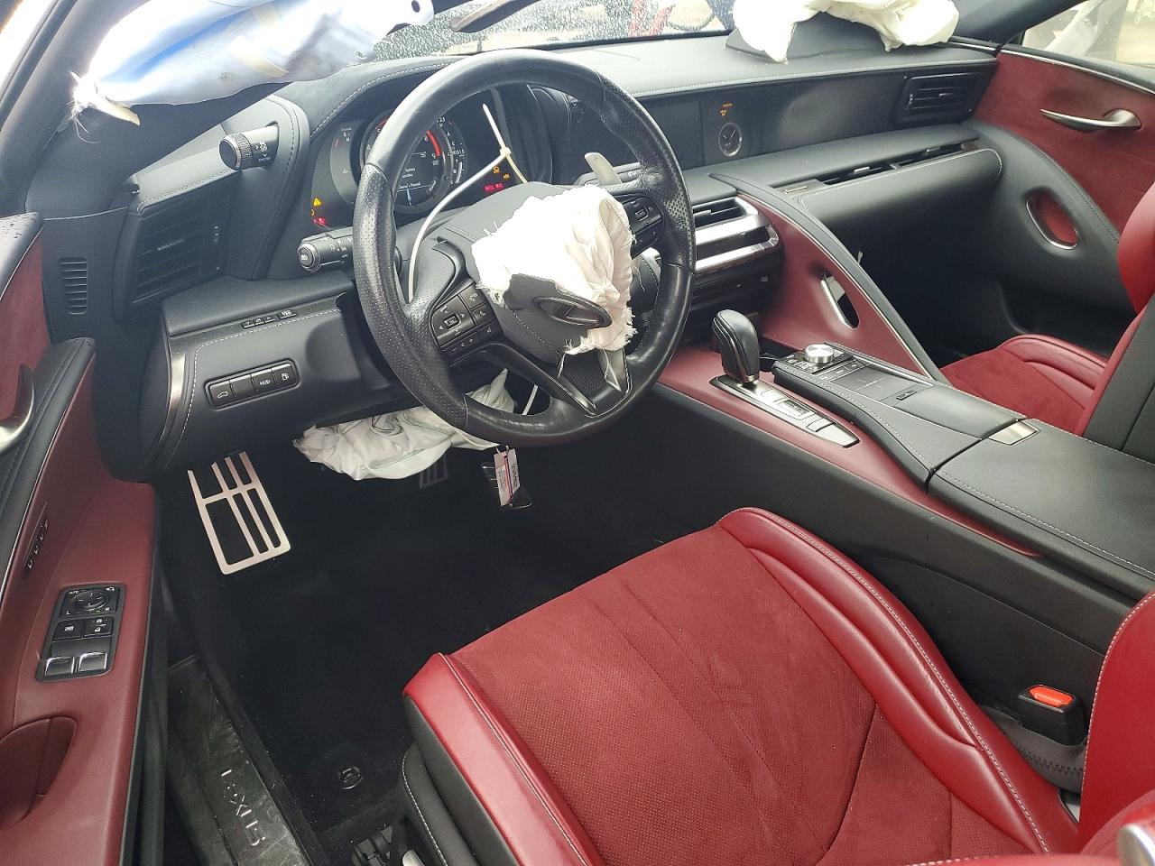 2018 Lexus Lc 500 White vin: JTHHP5AY2JA005811