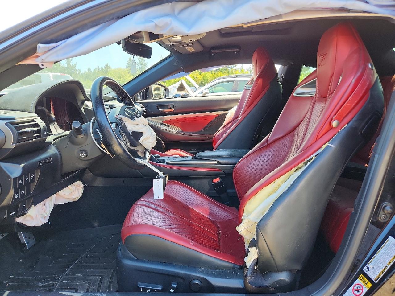 2015 Lexus Rc F Base Black vin: JTHHP5BC0F5000190