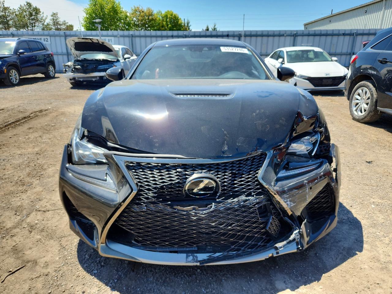 2015 Lexus Rc F Base Black vin: JTHHP5BC0F5000190