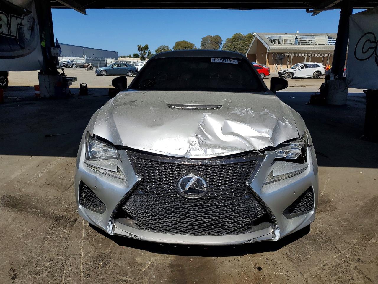 2015 Lexus Rc F Base Silver vin: JTHHP5BC0F5001615