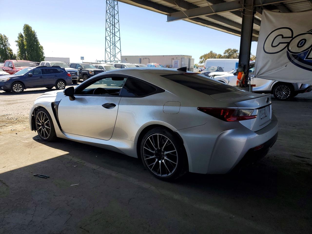 2015 Lexus Rc F Base Silver vin: JTHHP5BC0F5001615