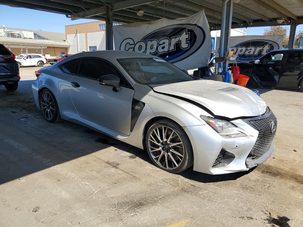 2015 Lexus Rc F Base Silver vin: JTHHP5BC0F5001615