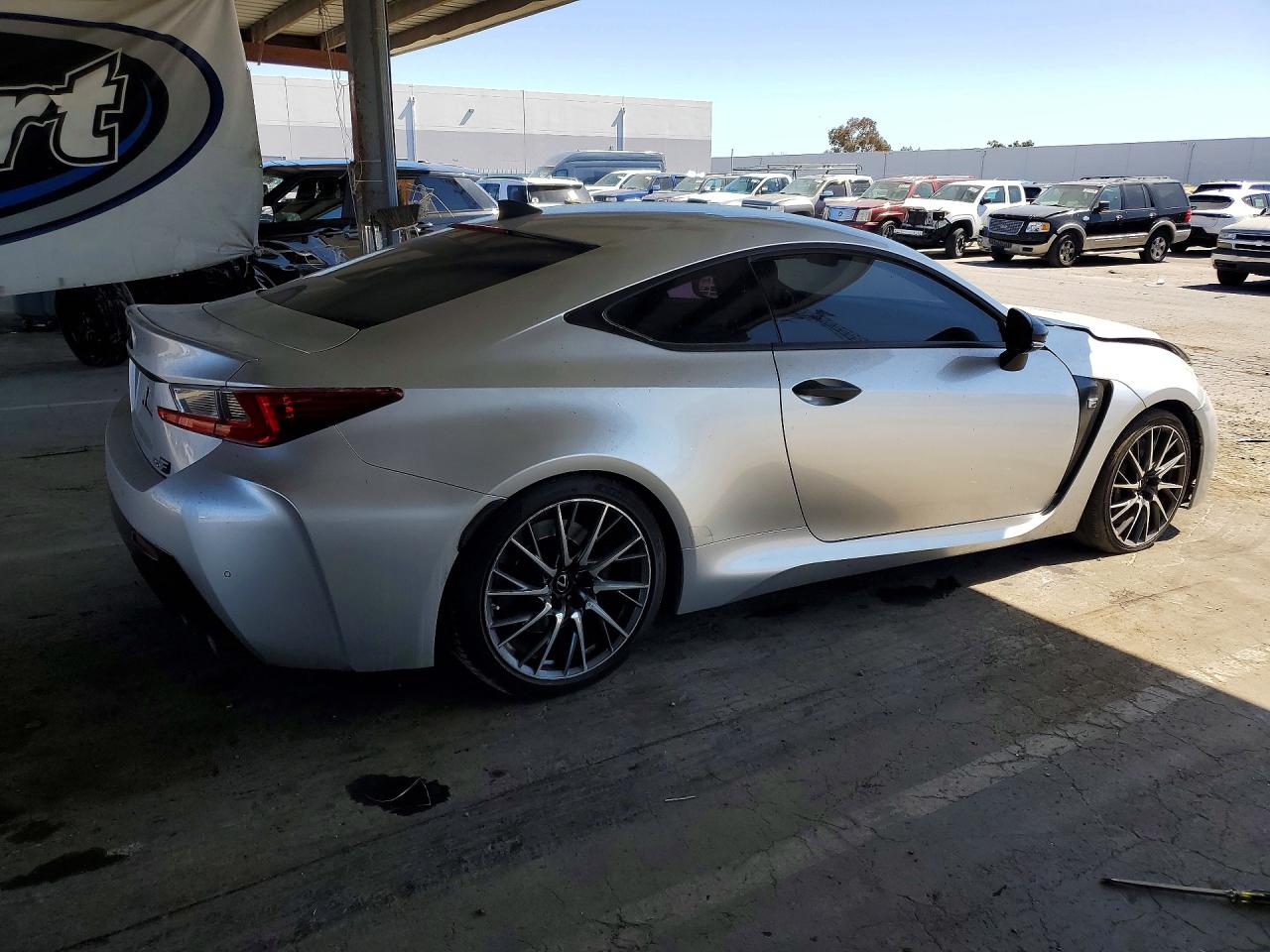 2015 Lexus Rc F Base Silver vin: JTHHP5BC0F5001615