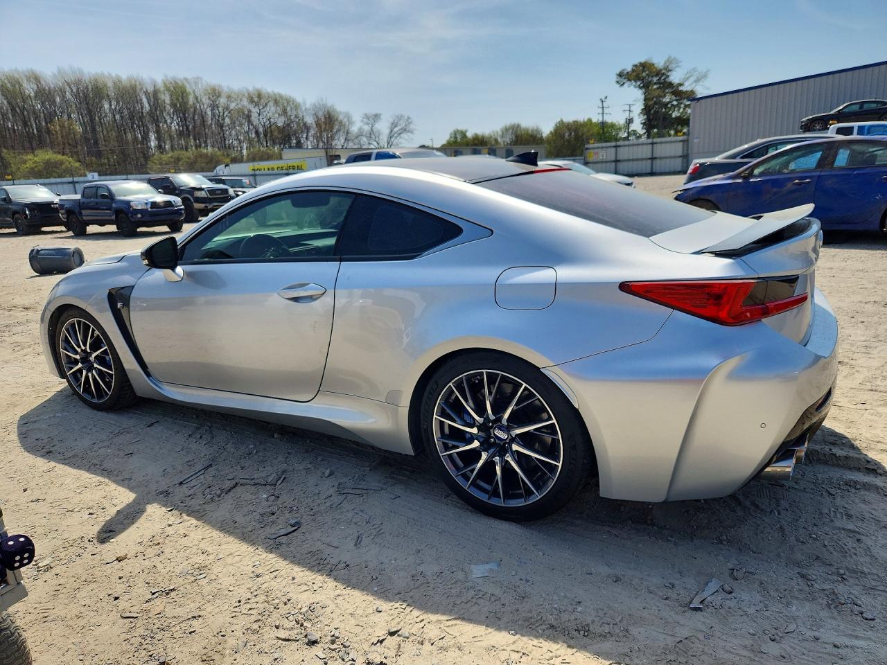 2015 Lexus Rc F Base Silver vin: JTHHP5BC0F5002750