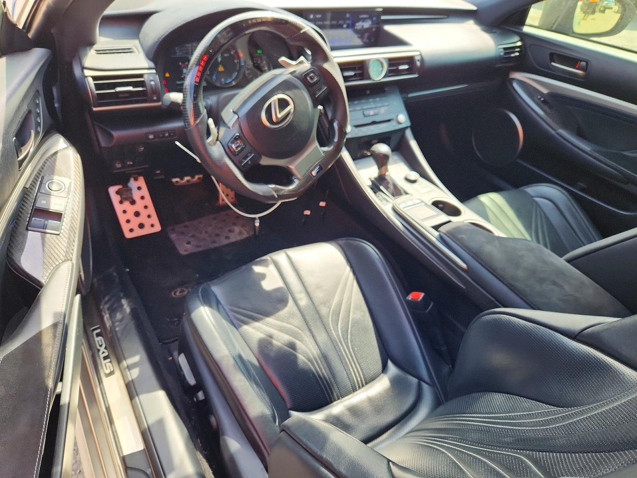 2015 Lexus Rc F Base Silver vin: JTHHP5BC0F5002750
