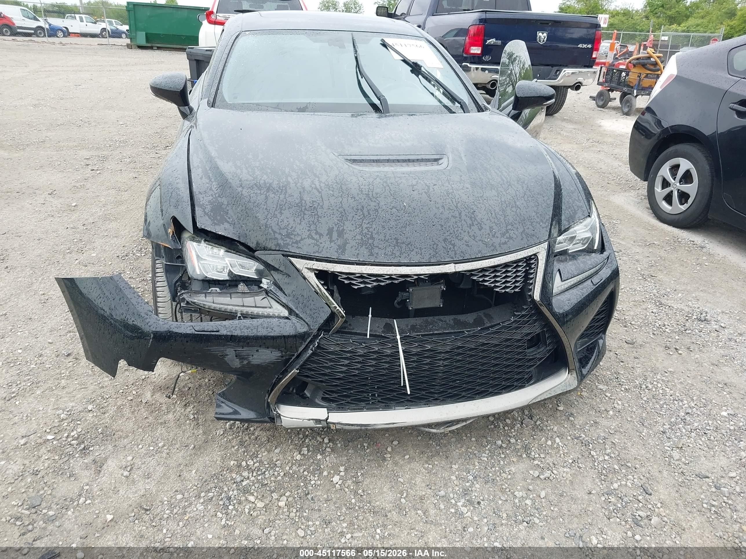 2015 Lexus Rc F Black vin: JTHHP5BC1F5003065