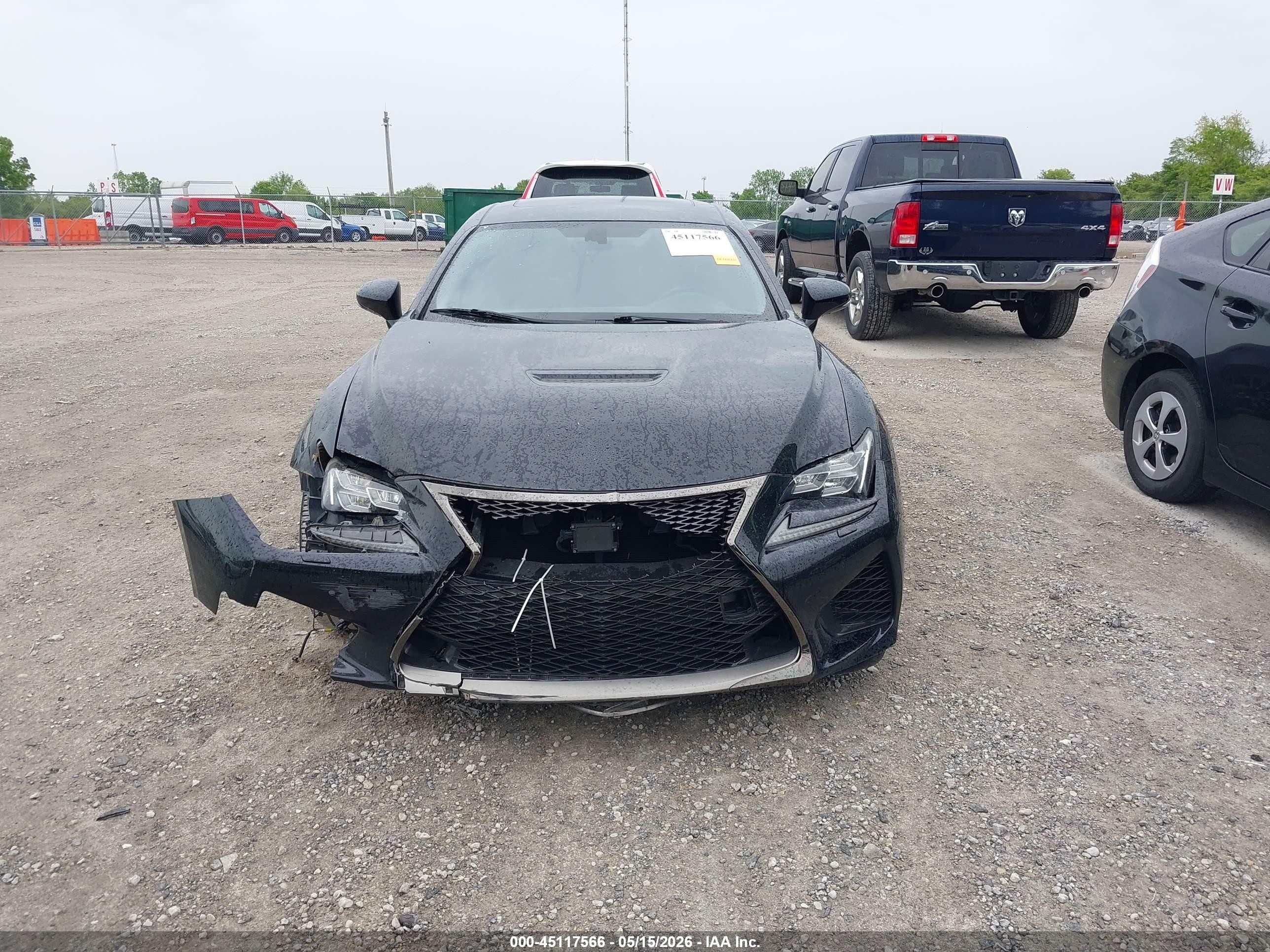 2015 Lexus Rc F Black vin: JTHHP5BC1F5003065