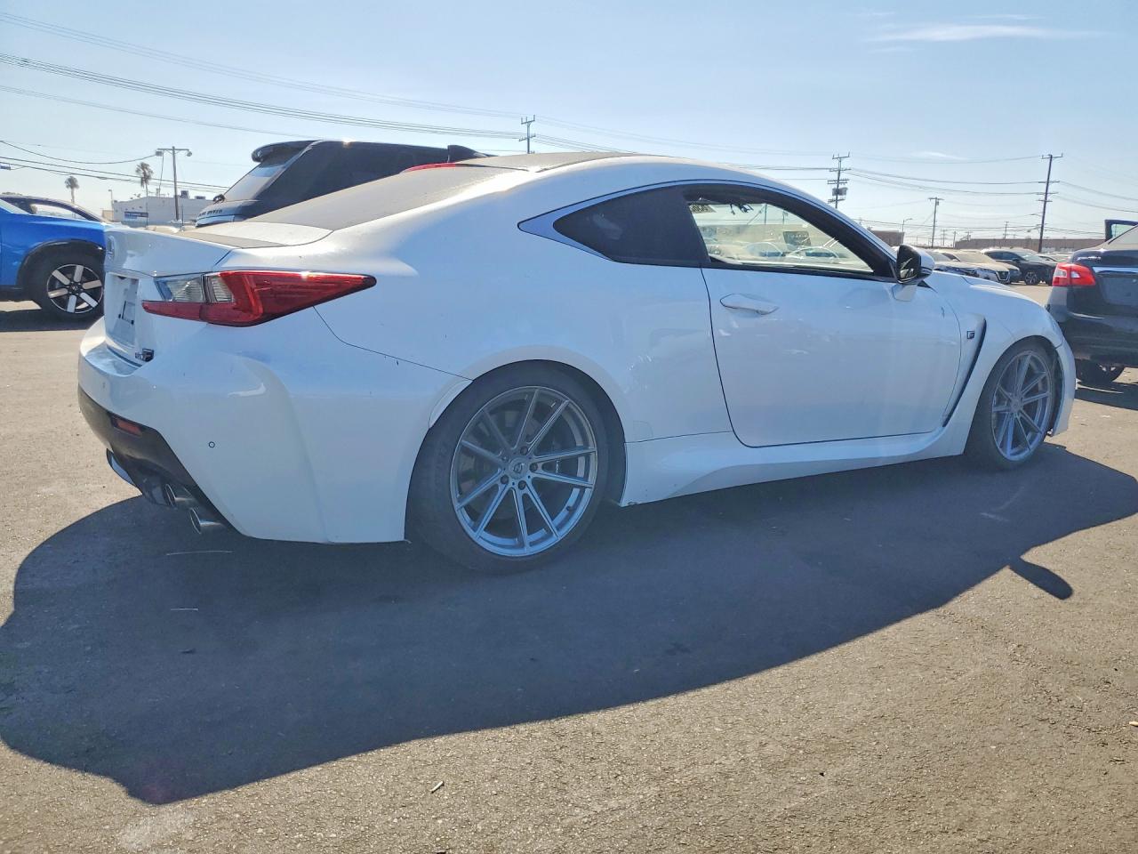 2015 Lexus Rc F Base White vin: JTHHP5BC3F5003004