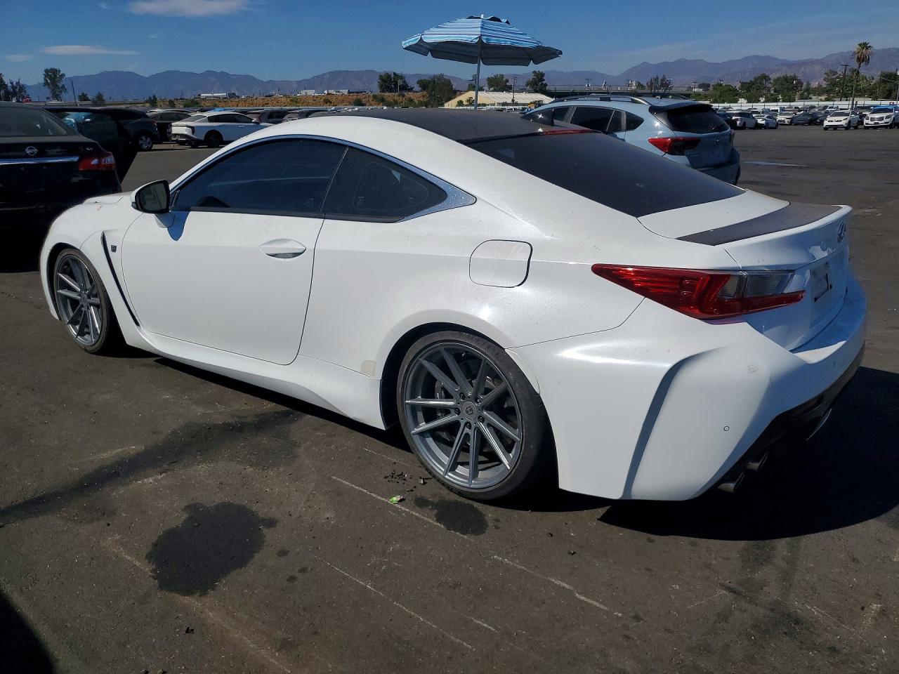 2015 Lexus Rc F Base White vin: JTHHP5BC3F5003004
