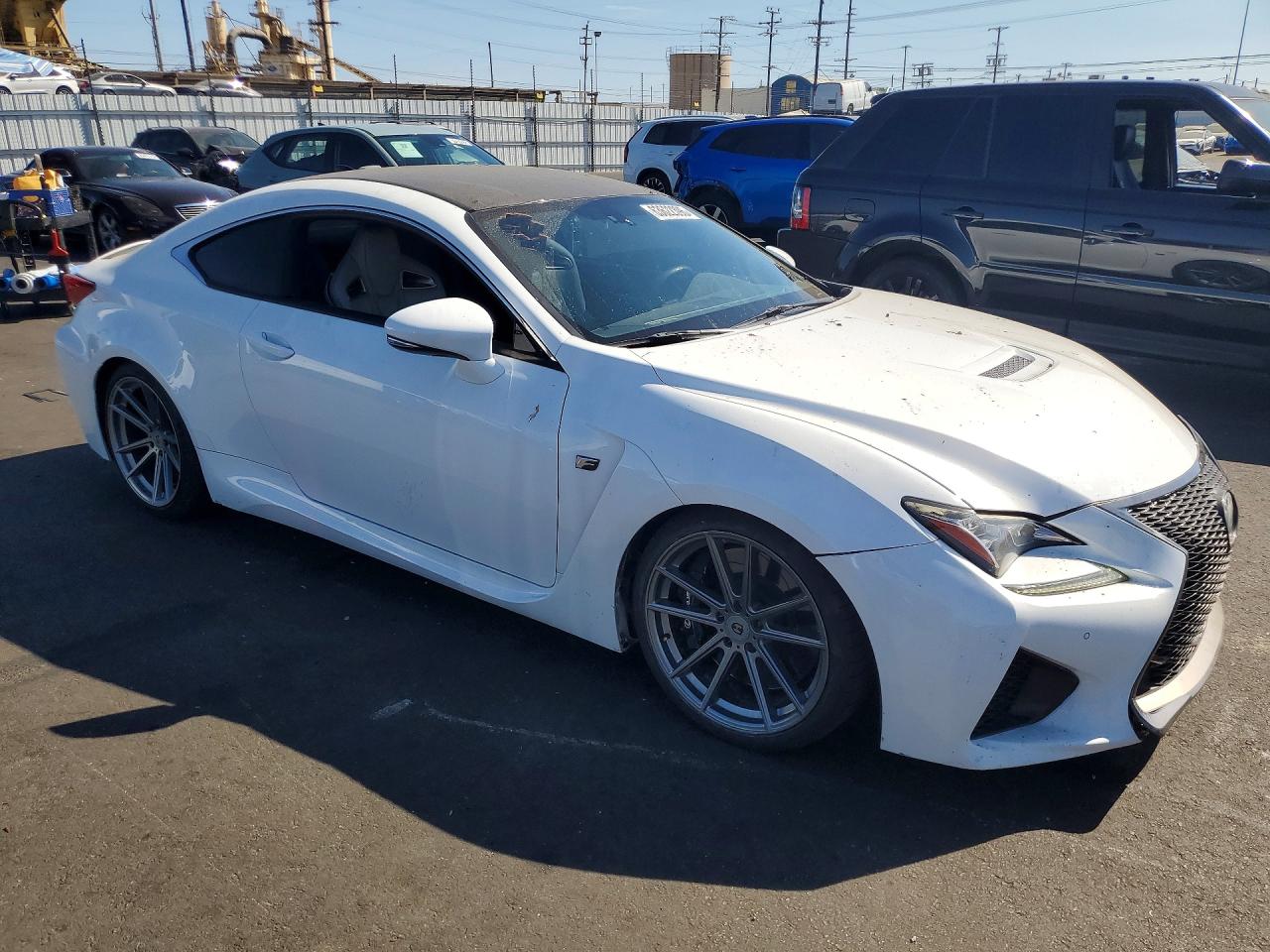 2015 Lexus Rc F Base White vin: JTHHP5BC3F5003004