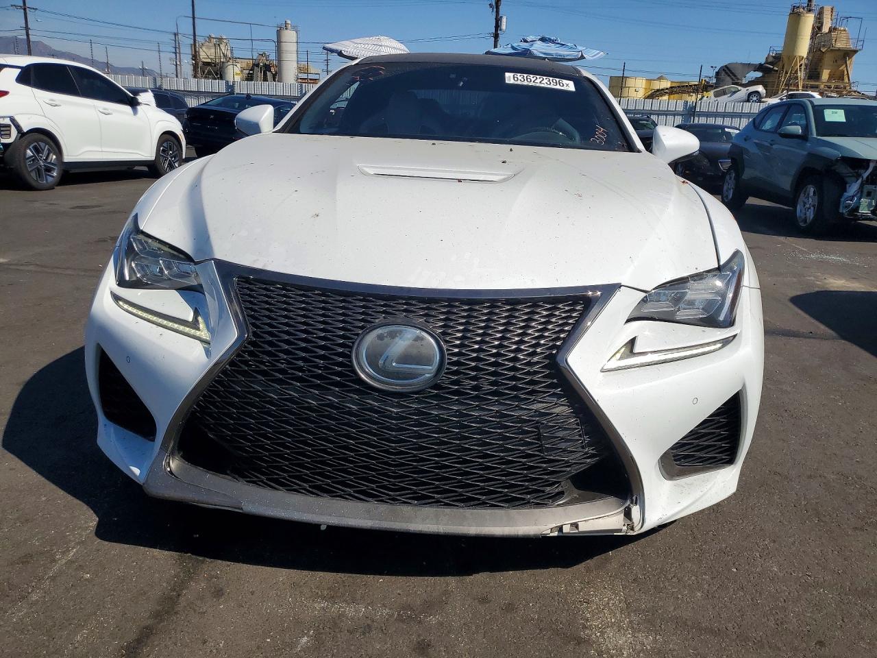 2015 Lexus Rc F Base White vin: JTHHP5BC3F5003004