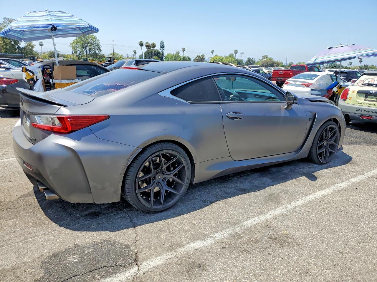 2015 Lexus Rc F Base Gray vin: JTHHP5BC3F5004220