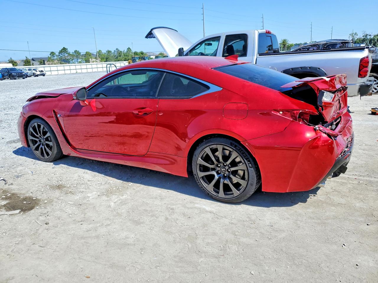 2015 Lexus Rc F Base Red vin: JTHHP5BC6F5002235
