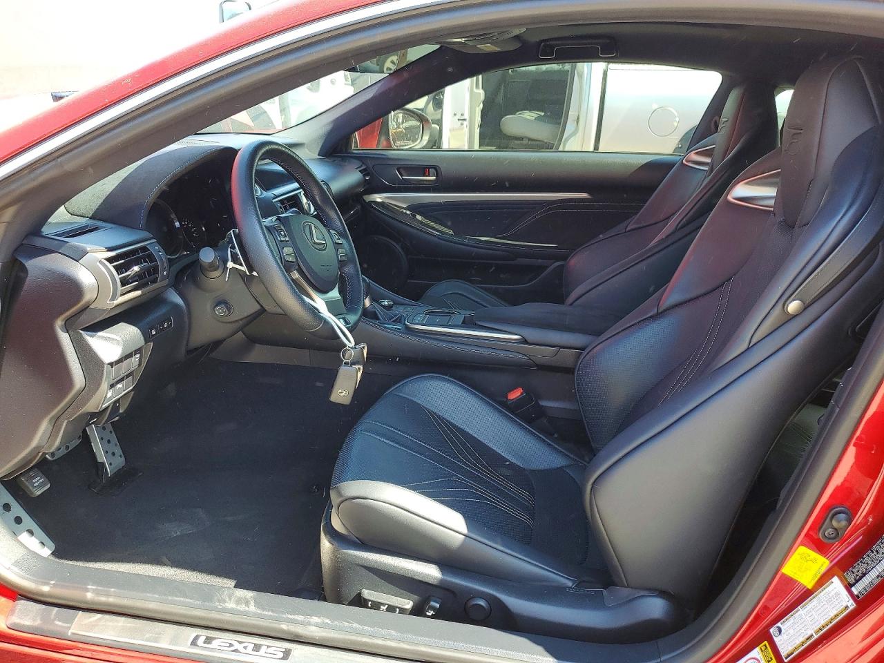 2015 Lexus Rc F Base Red vin: JTHHP5BC6F5002235