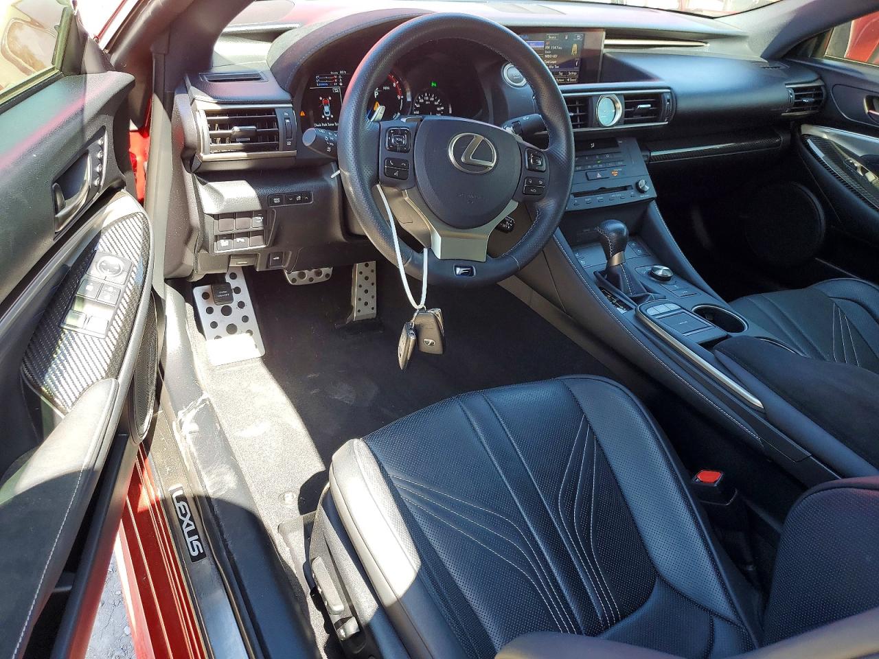 2015 Lexus Rc F Base Red vin: JTHHP5BC6F5002235