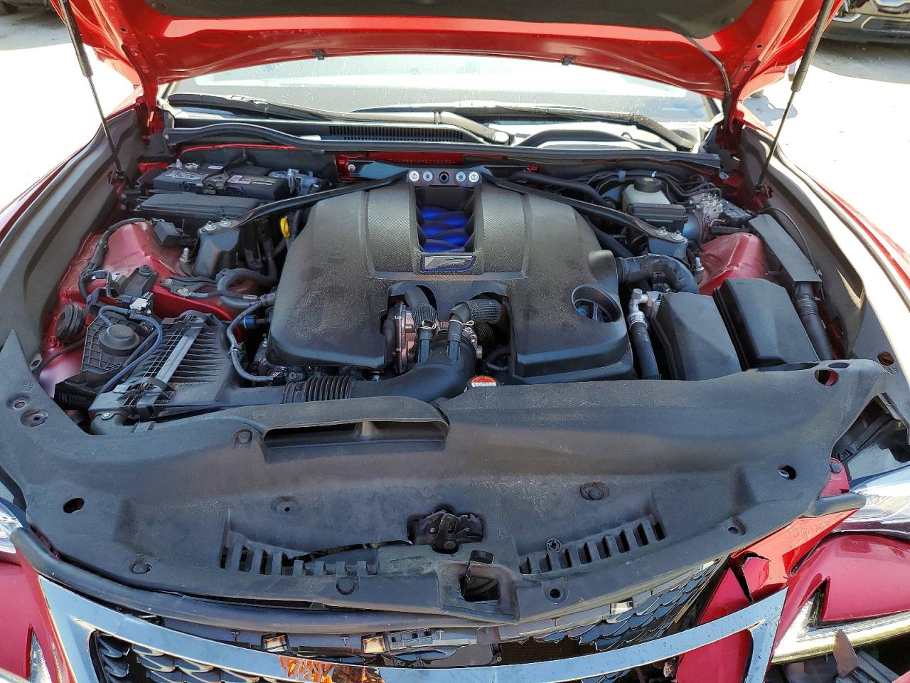 2015 Lexus Rc F Base Red vin: JTHHP5BC6F5002235