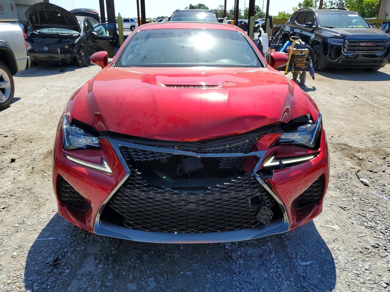 2015 Lexus Rc F Base Red vin: JTHHP5BC6F5002235