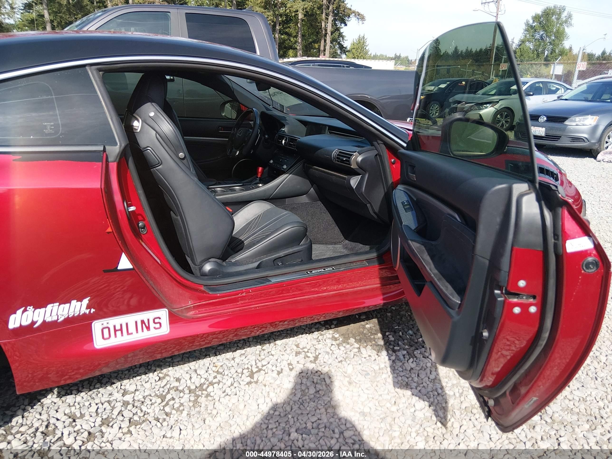 2015 Lexus Rc F   Red vin: JTHHP5BC7F5000607