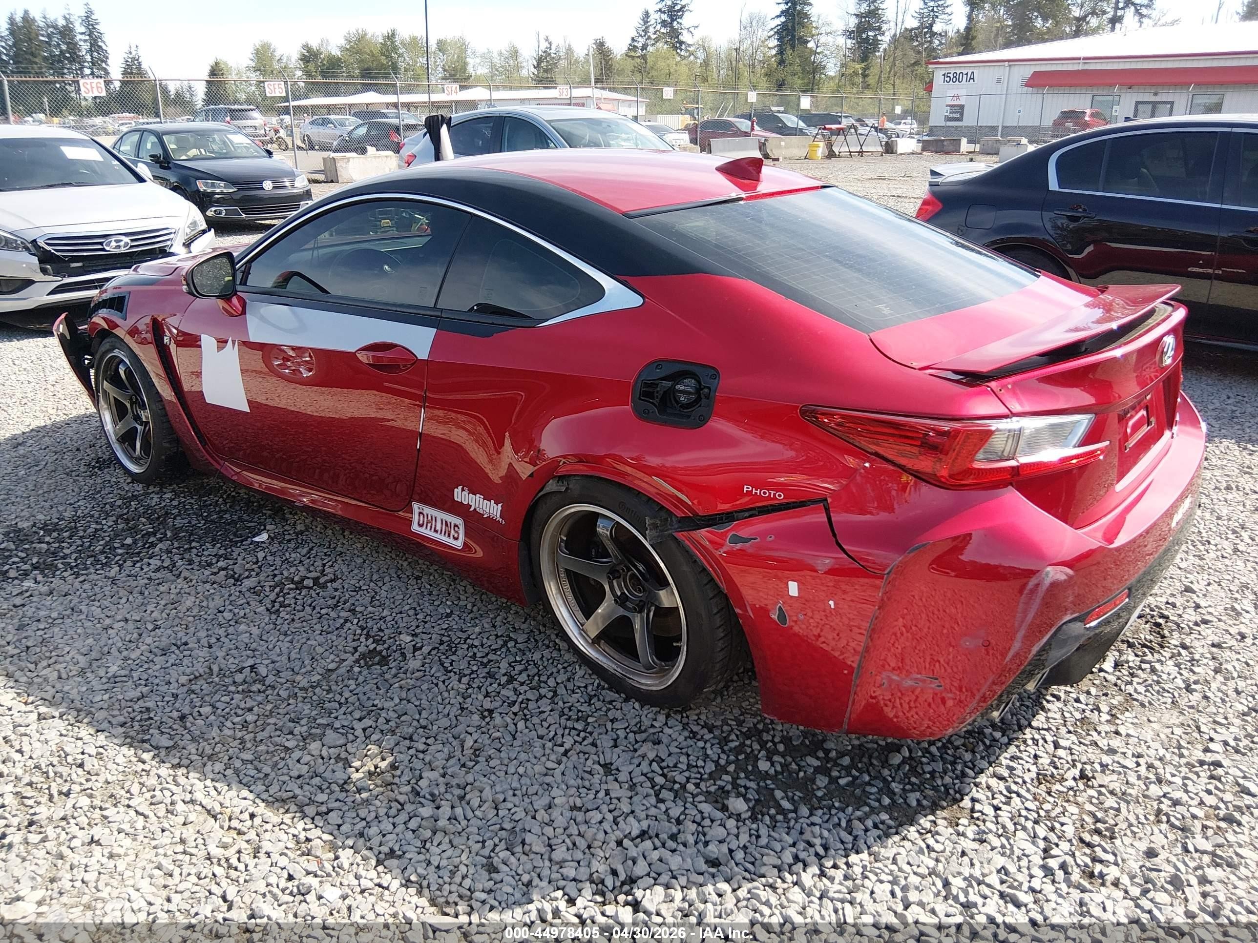 2015 Lexus Rc F   Red vin: JTHHP5BC7F5000607