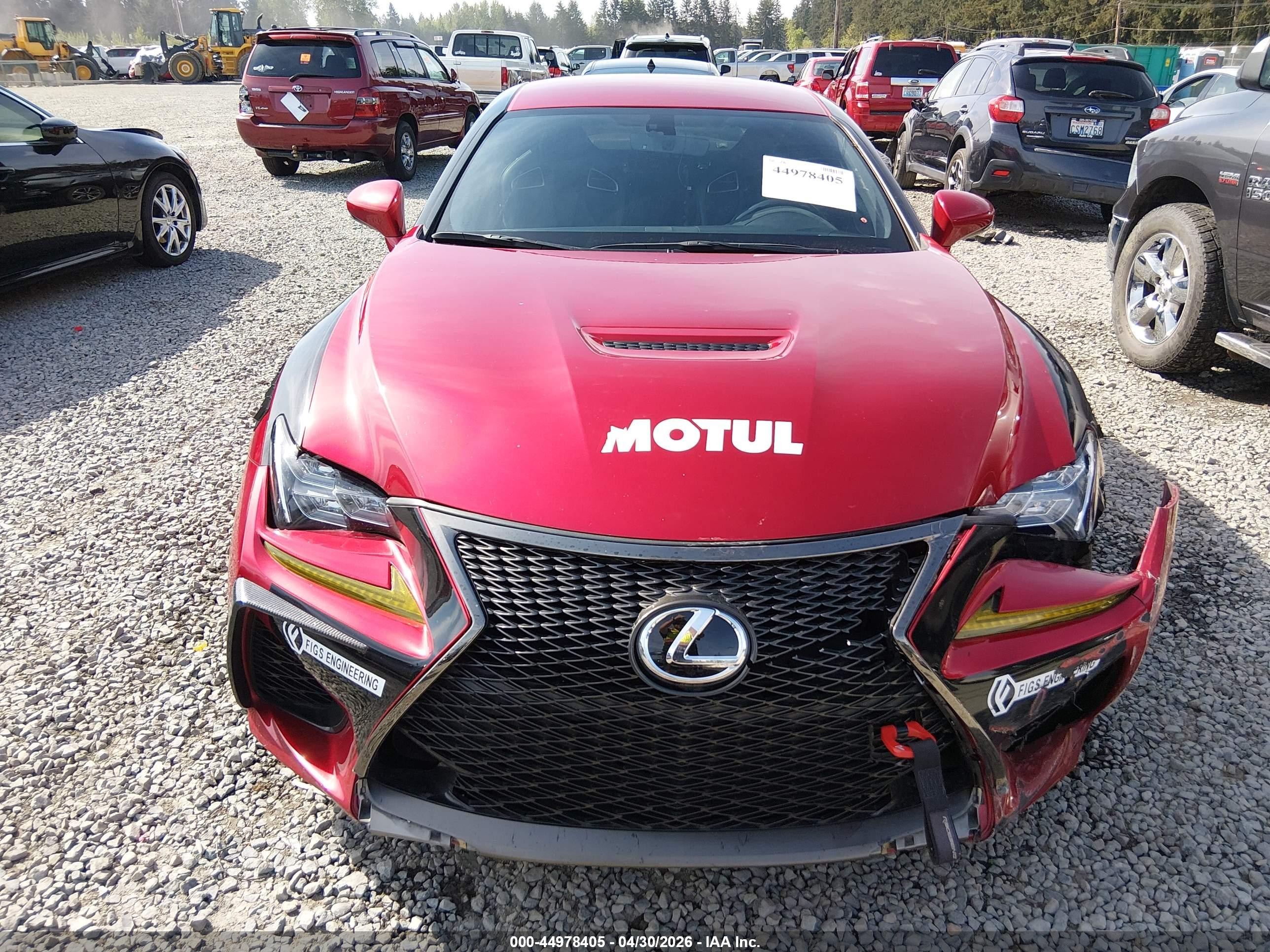 2015 Lexus Rc F   Red vin: JTHHP5BC7F5000607