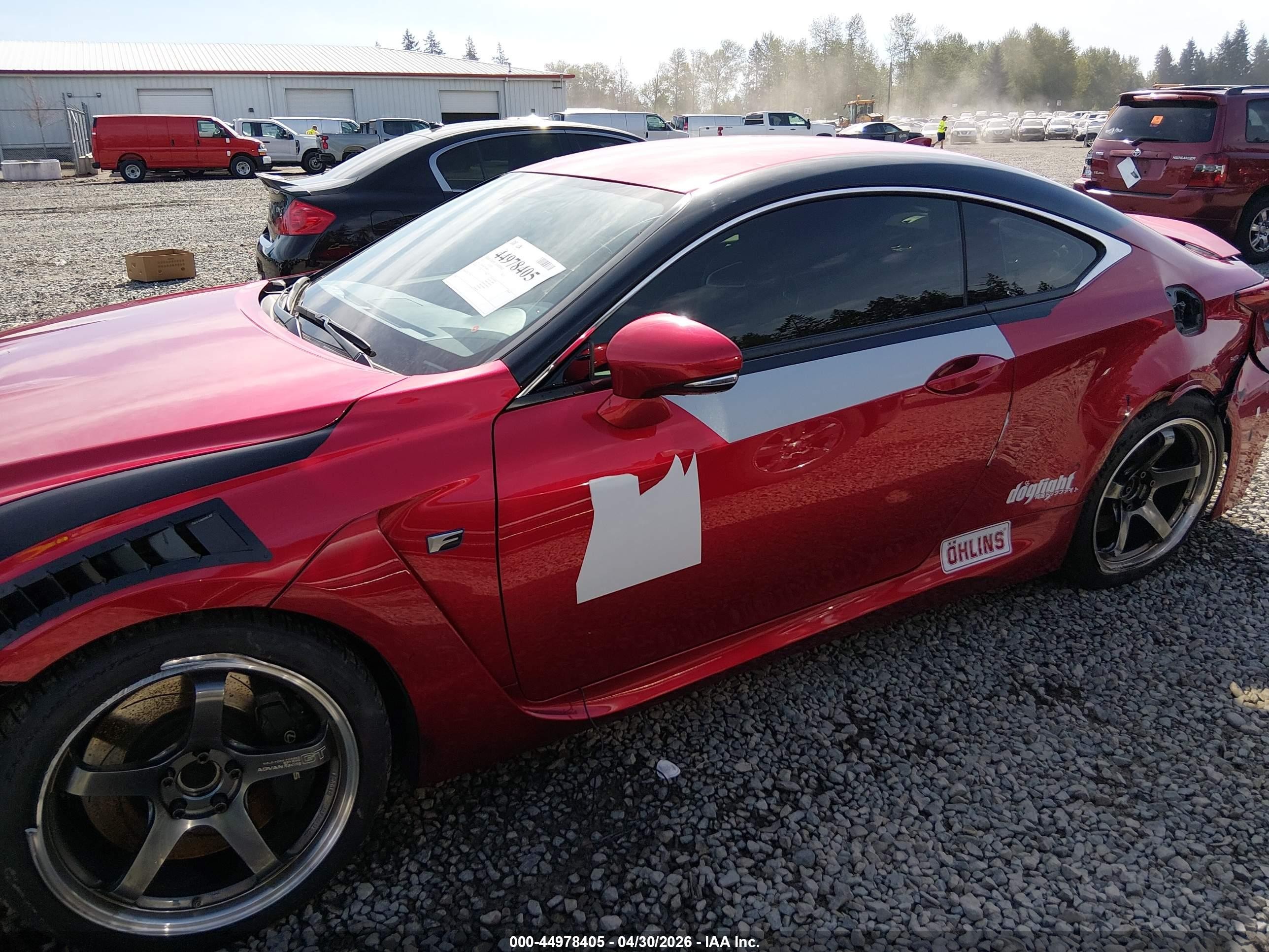 2015 Lexus Rc F   Red vin: JTHHP5BC7F5000607