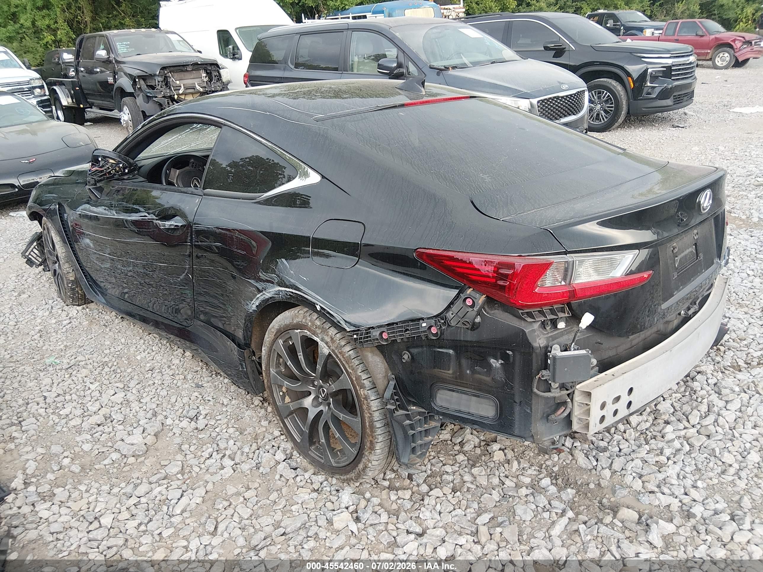 2015 Lexus Rc F   Black vin: JTHHP5BC7F5000722