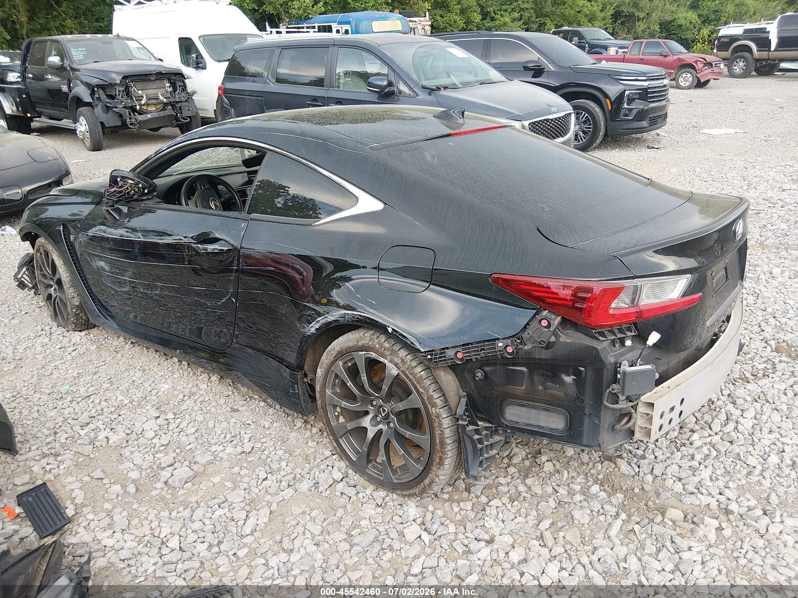 2015 Lexus Rc F   Black vin: JTHHP5BC7F5000722