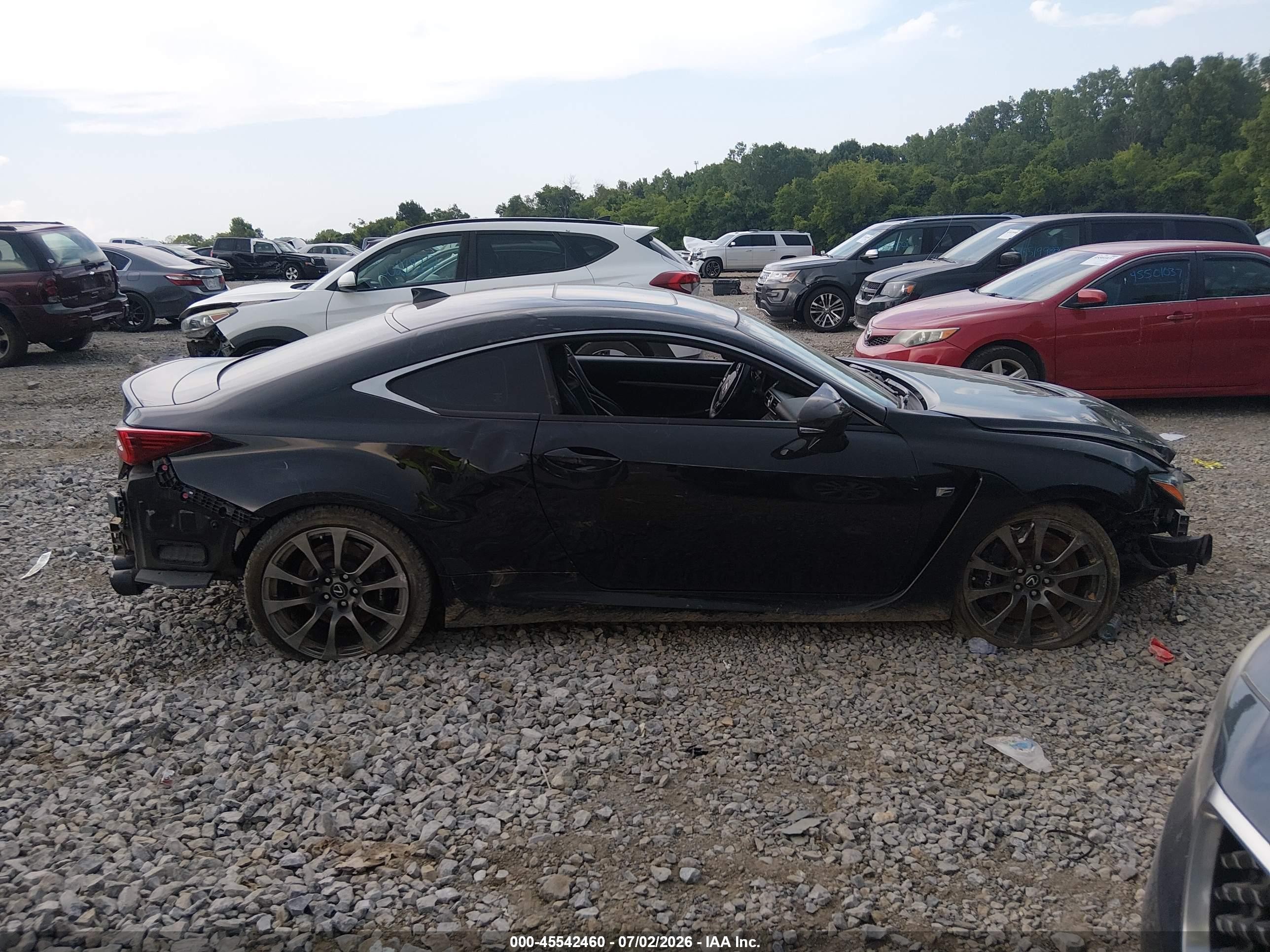 2015 Lexus Rc F   Black vin: JTHHP5BC7F5000722