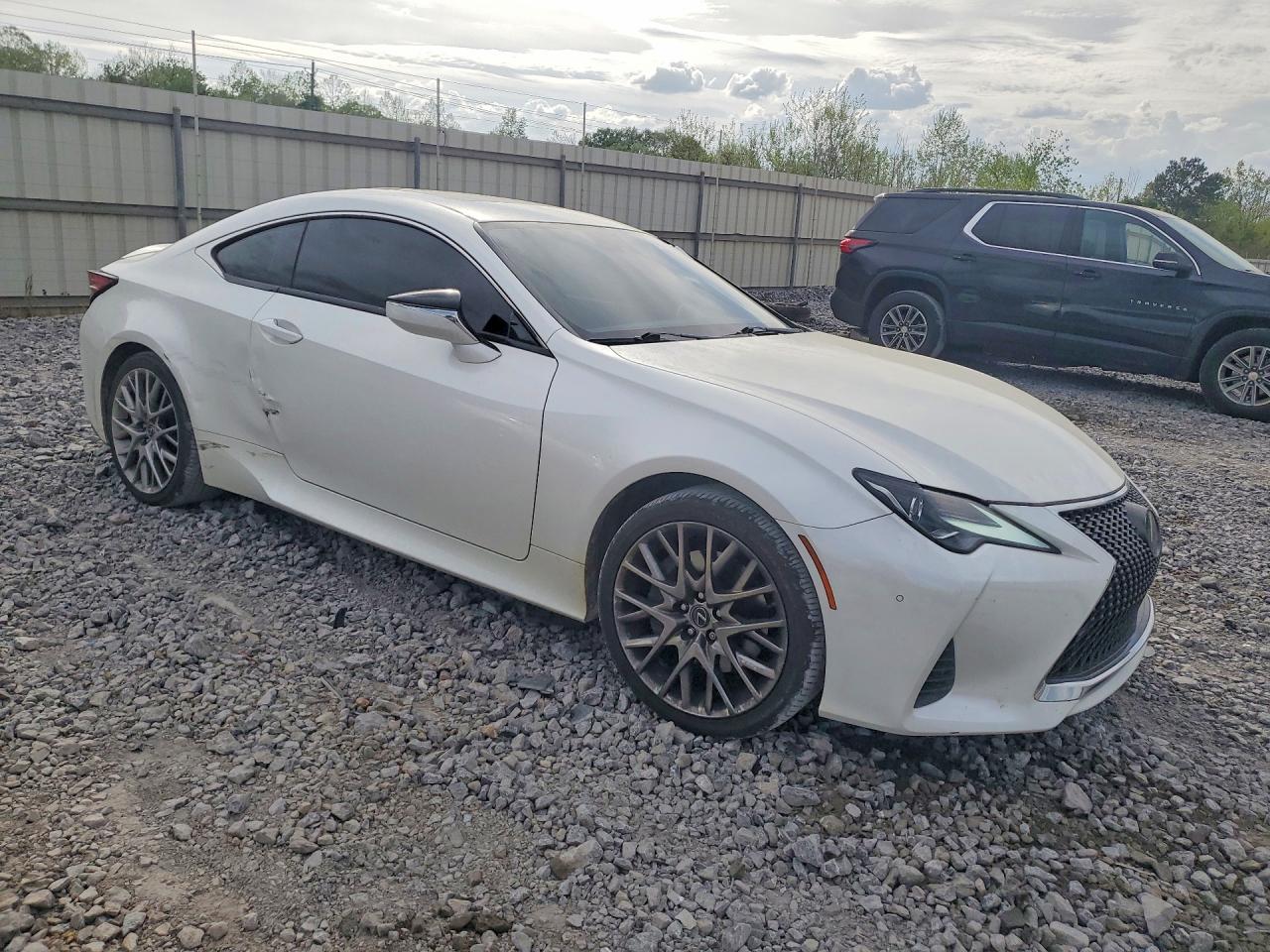 2019 Lexus Rc 350 Base White vin: JTHHZ5BC5K5021332