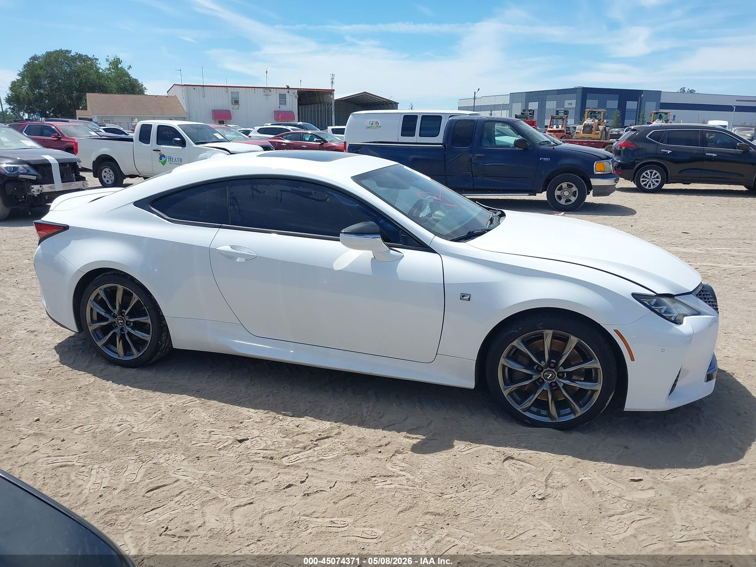 2019 Lexus Rc 350 F Sport White vin: JTHHZ5BC9K5019731