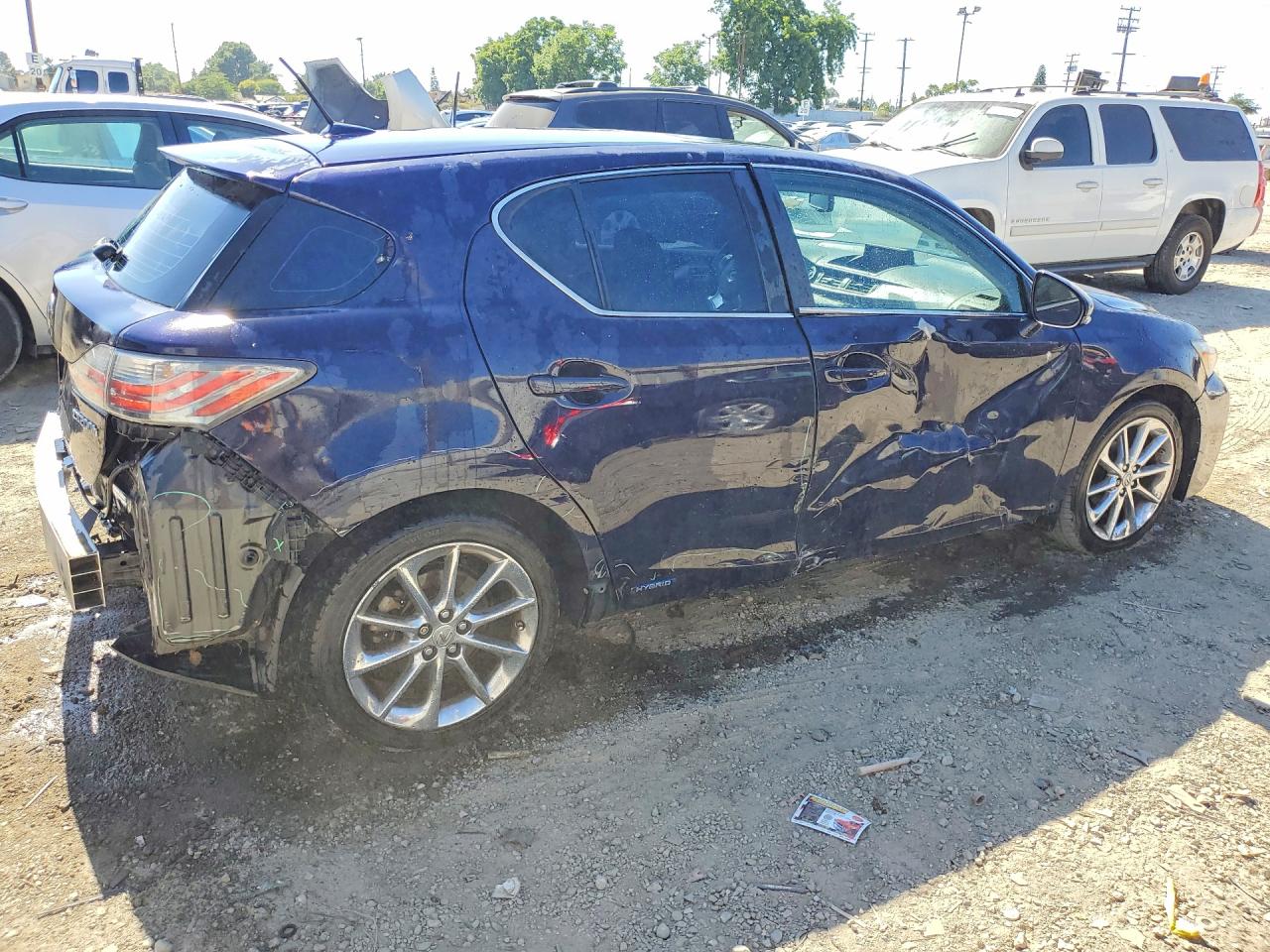 2011 Lexus Ct 200 Blue vin: JTHKD5BH0B2027590