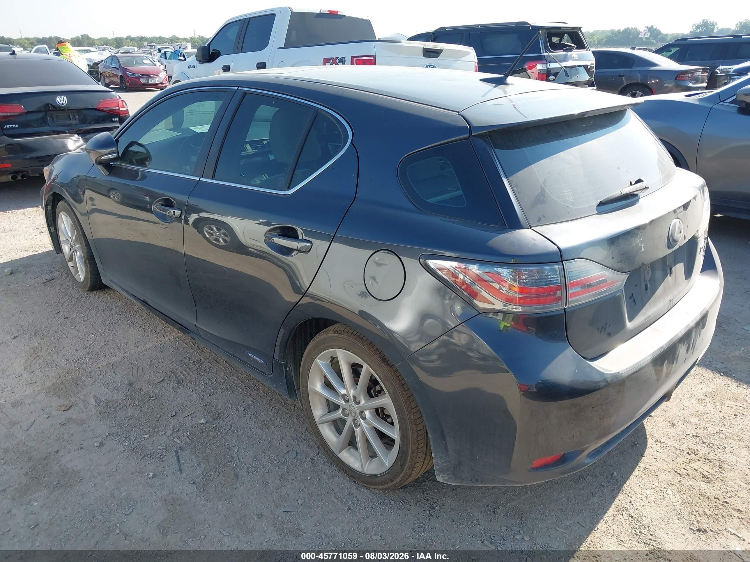2011 Lexus Ct 200h Premium Серый vin: JTHKD5BH0B2029923