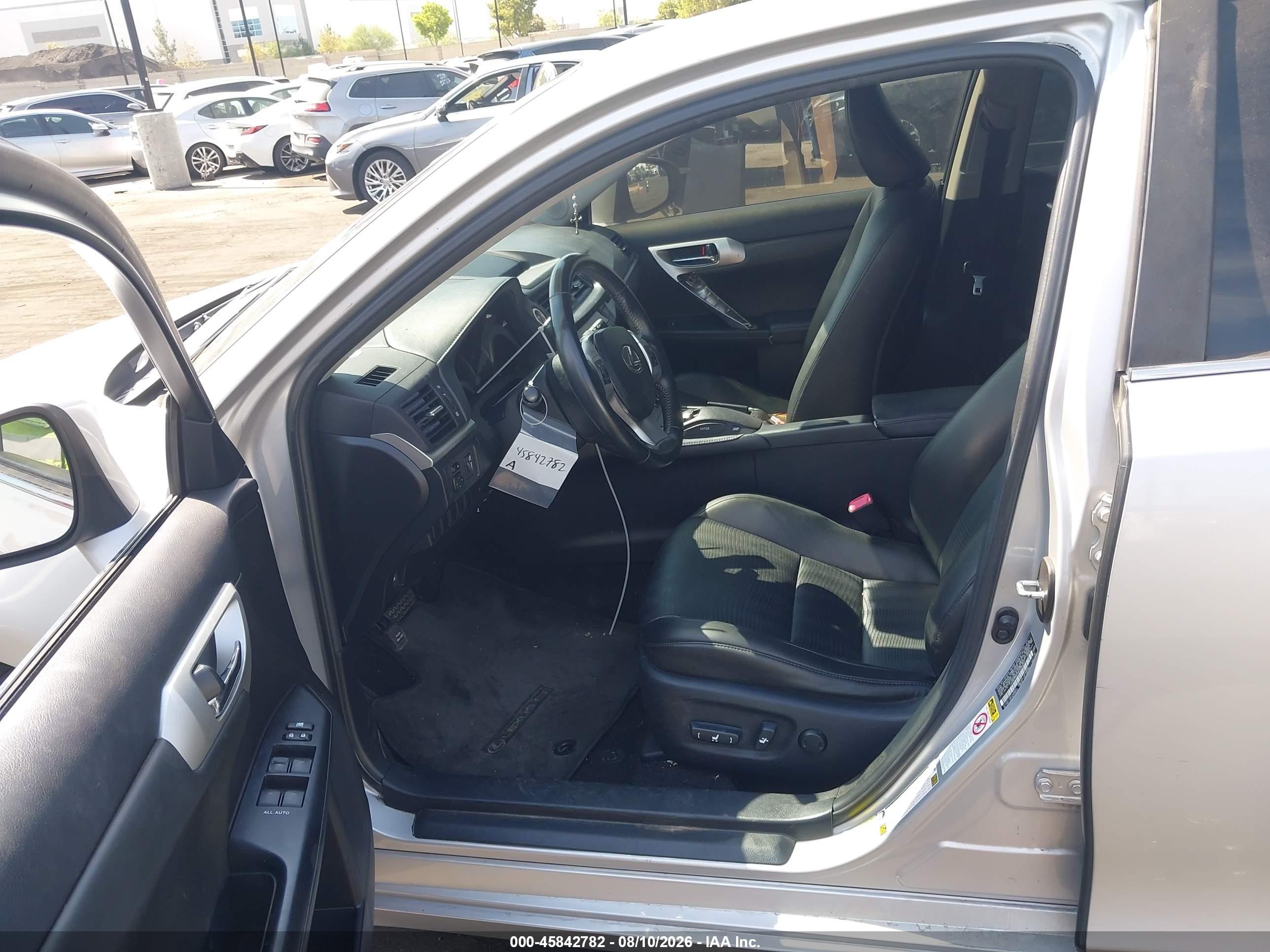 2011 Lexus Ct 200h Premium Silver vin: JTHKD5BH0B2038363