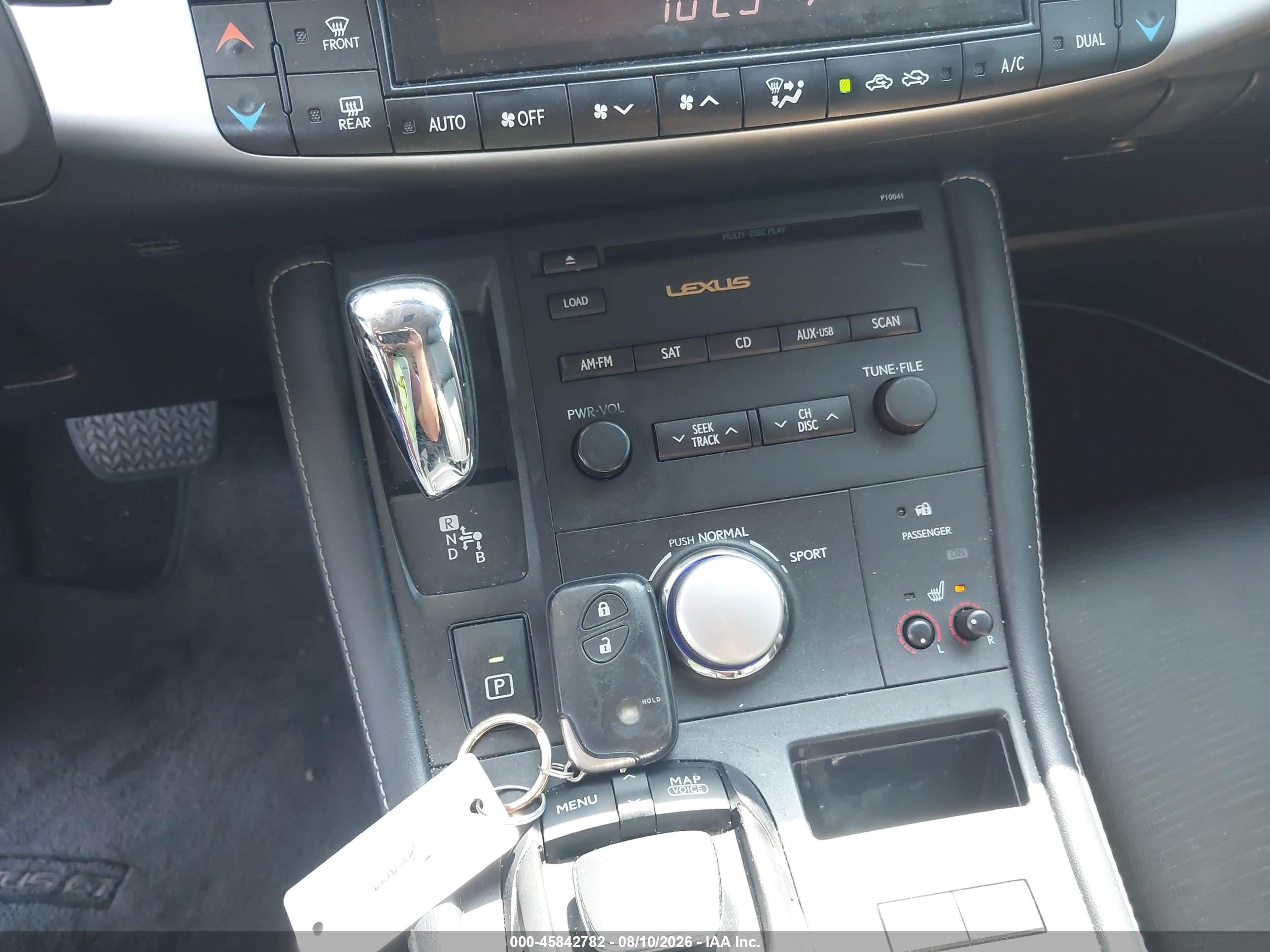 2011 Lexus Ct 200h Premium Silver vin: JTHKD5BH0B2038363