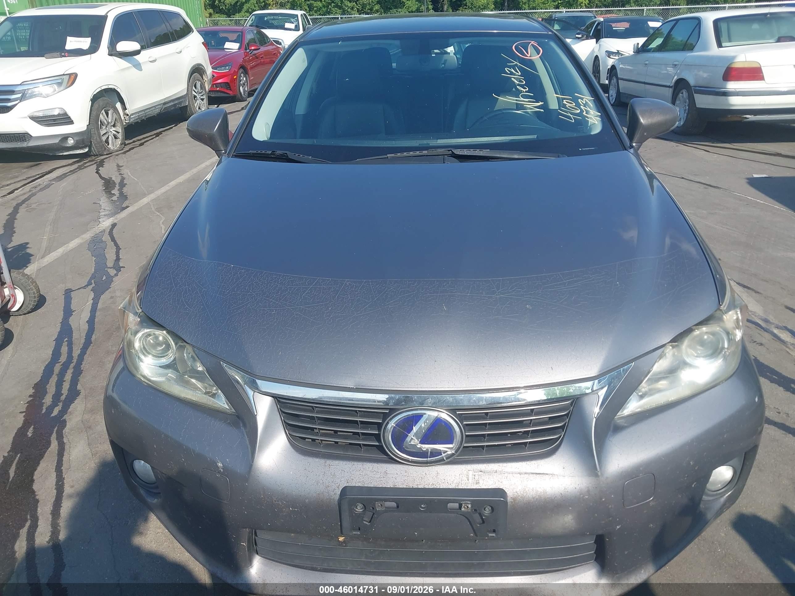 2012 Lexus Ct 200h Premium Silver vin: JTHKD5BH0C2050921