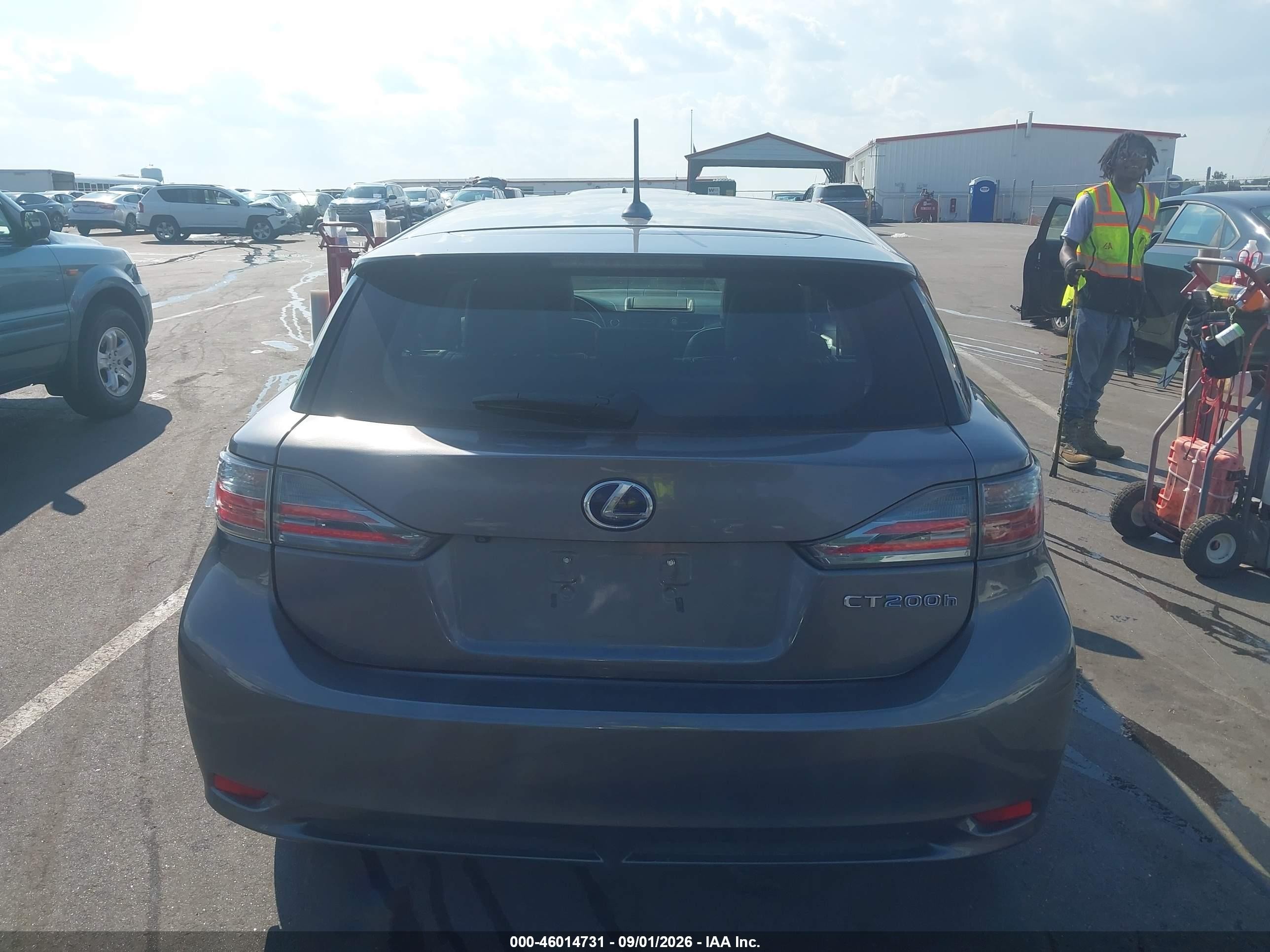 2012 Lexus Ct 200h Premium Silver vin: JTHKD5BH0C2050921